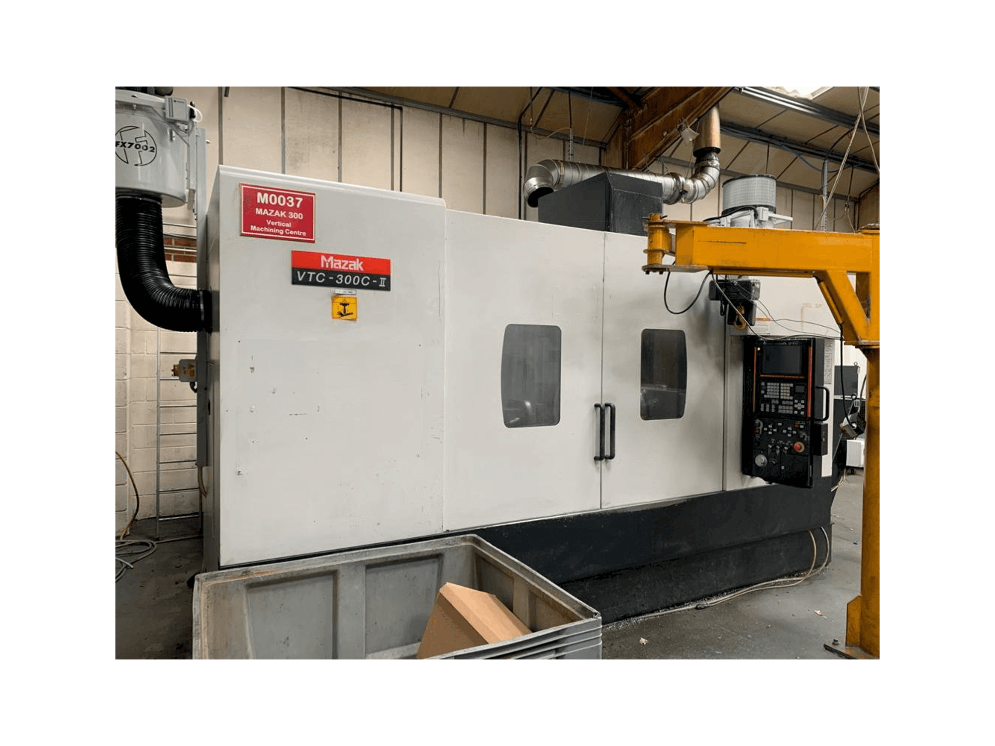 Mazak VTC-300C-II-maskinen framifrån