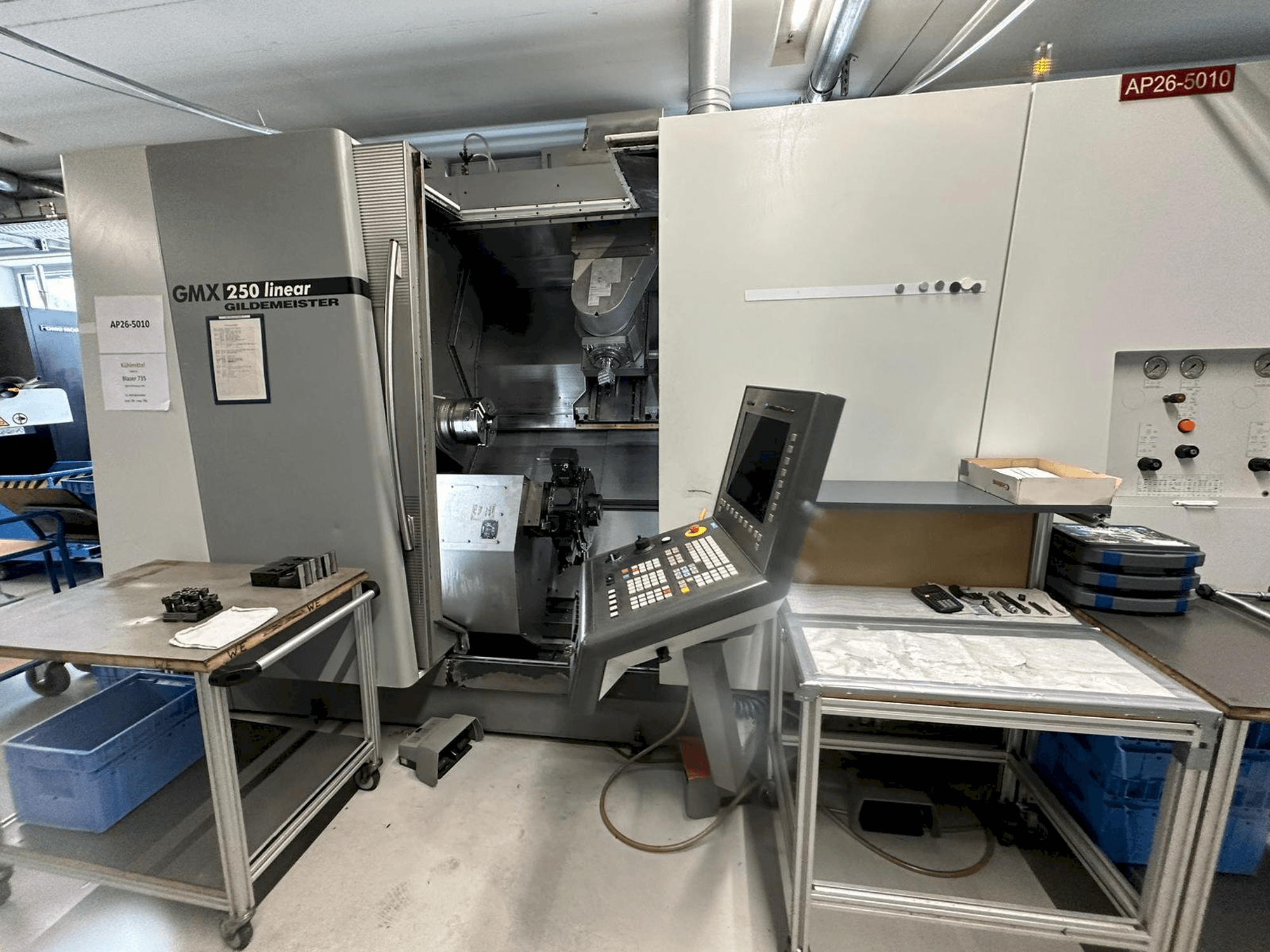 DMG GMX 250 linear-maskinen framifrån