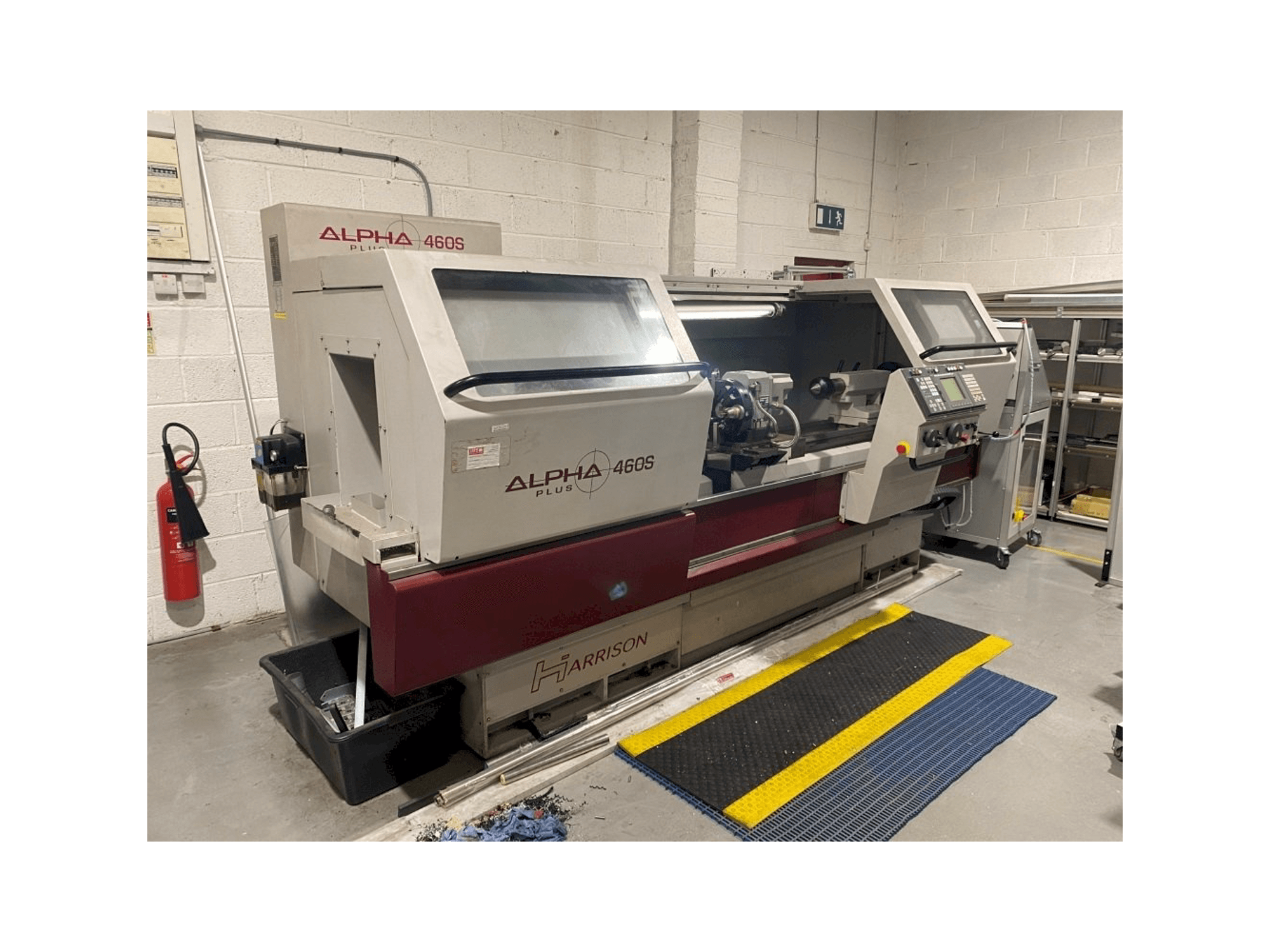 Harrison Alpha 460S Plus-maskinen framifrån