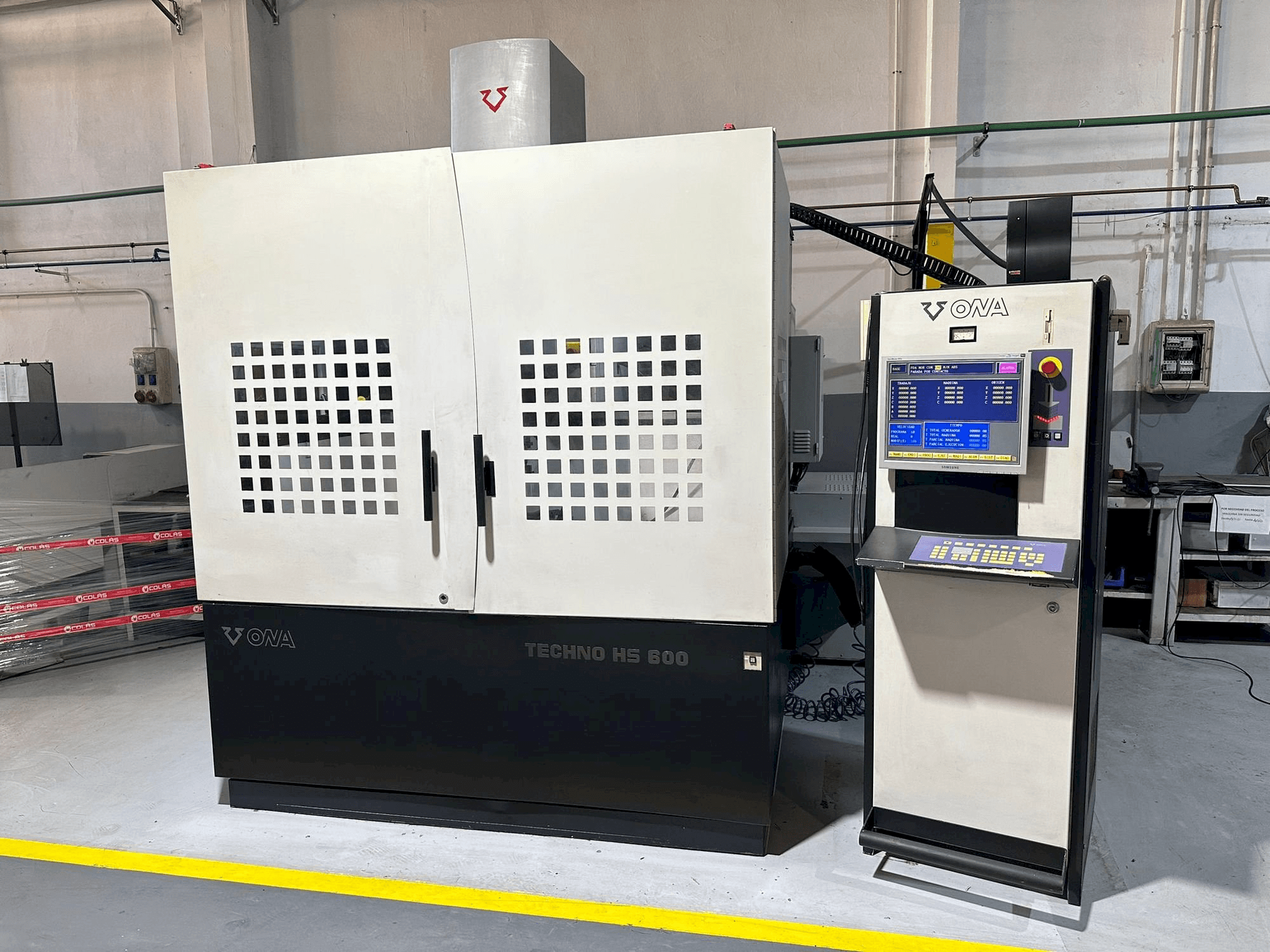 ONA HS 600-maskinen framifrån