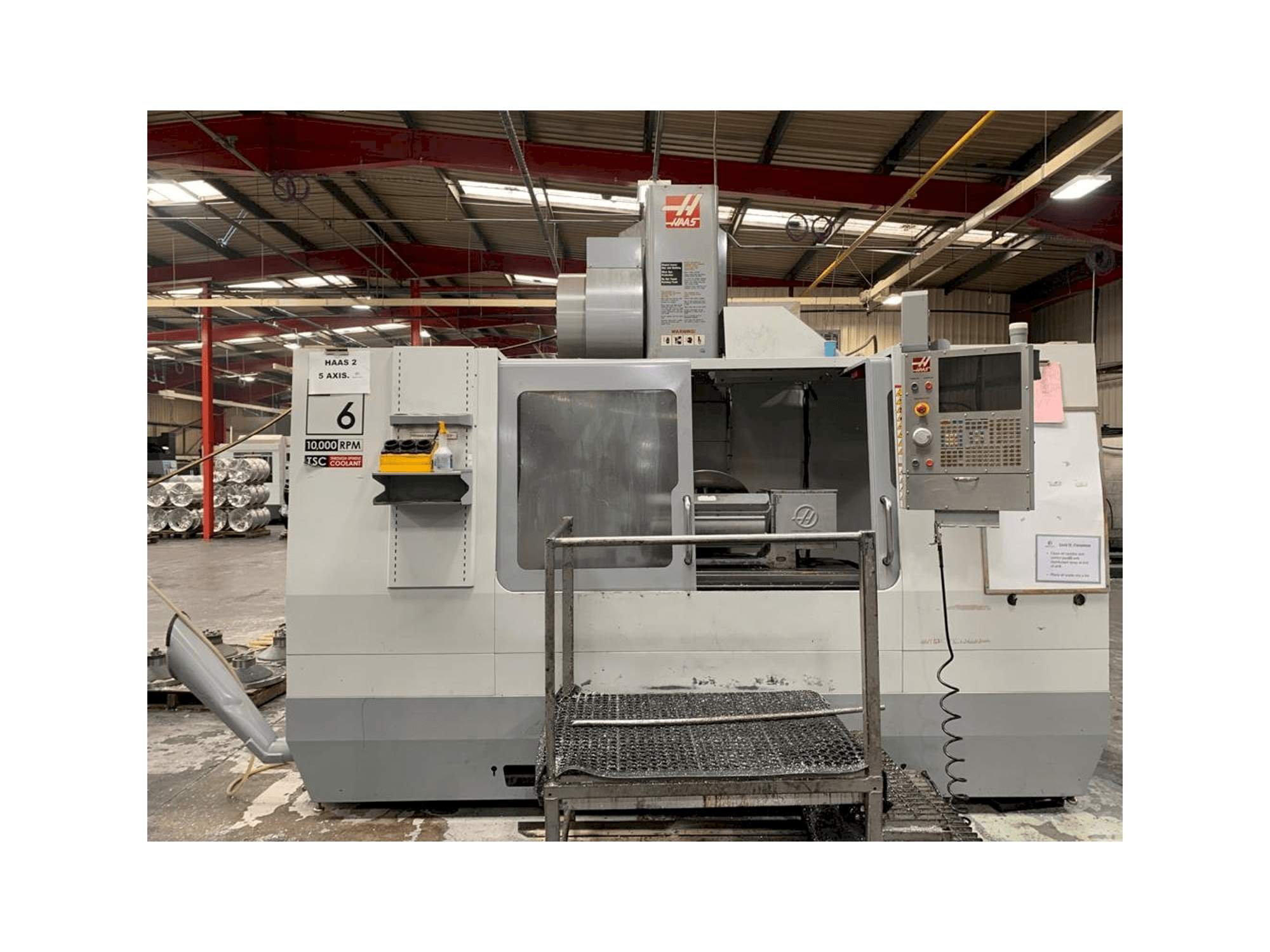 HAAS VF-6/40-maskinen framifrån