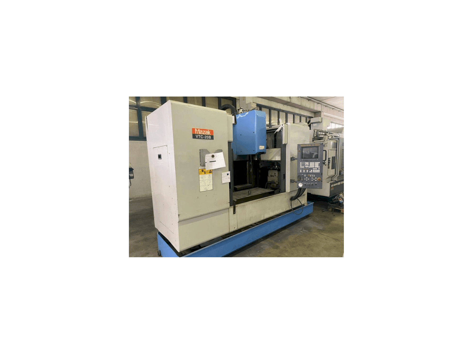 Mazak VTC-20B-maskinen framifrån