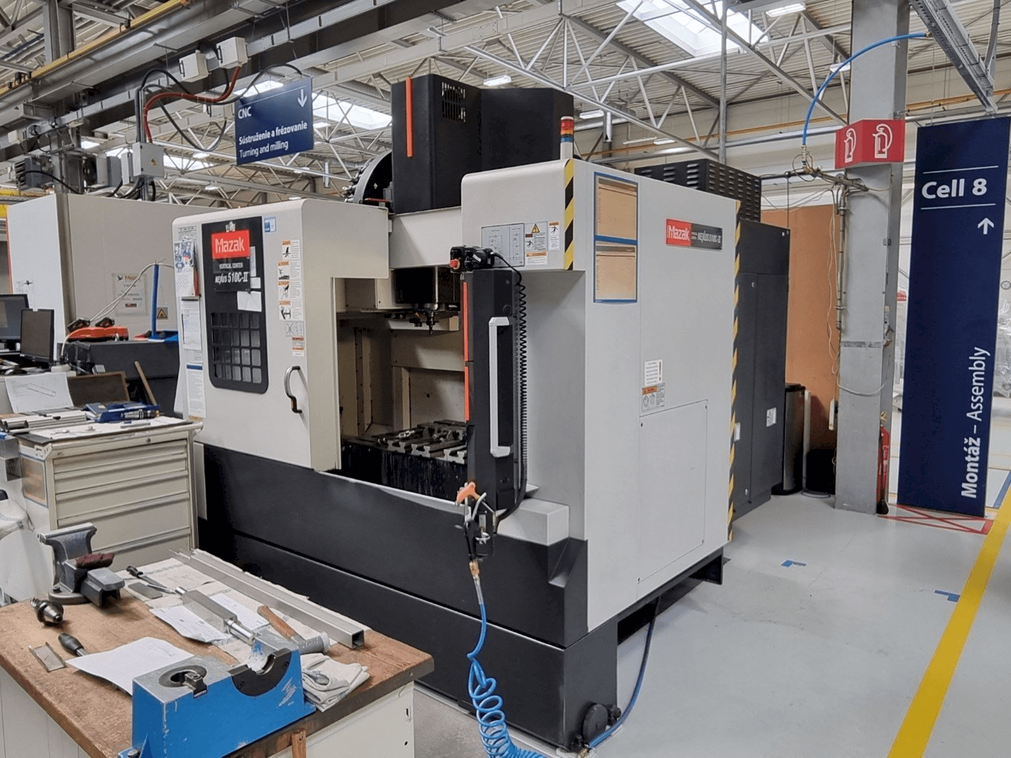 Mazak Nexus 510C - II-maskinen framifrån