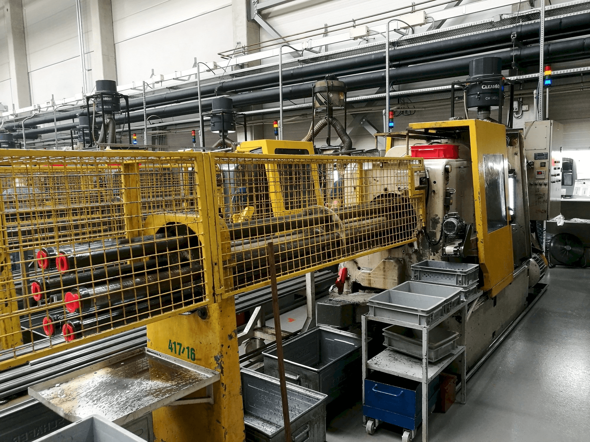 Wickman 1 3/8"-6-maskinen framifrån