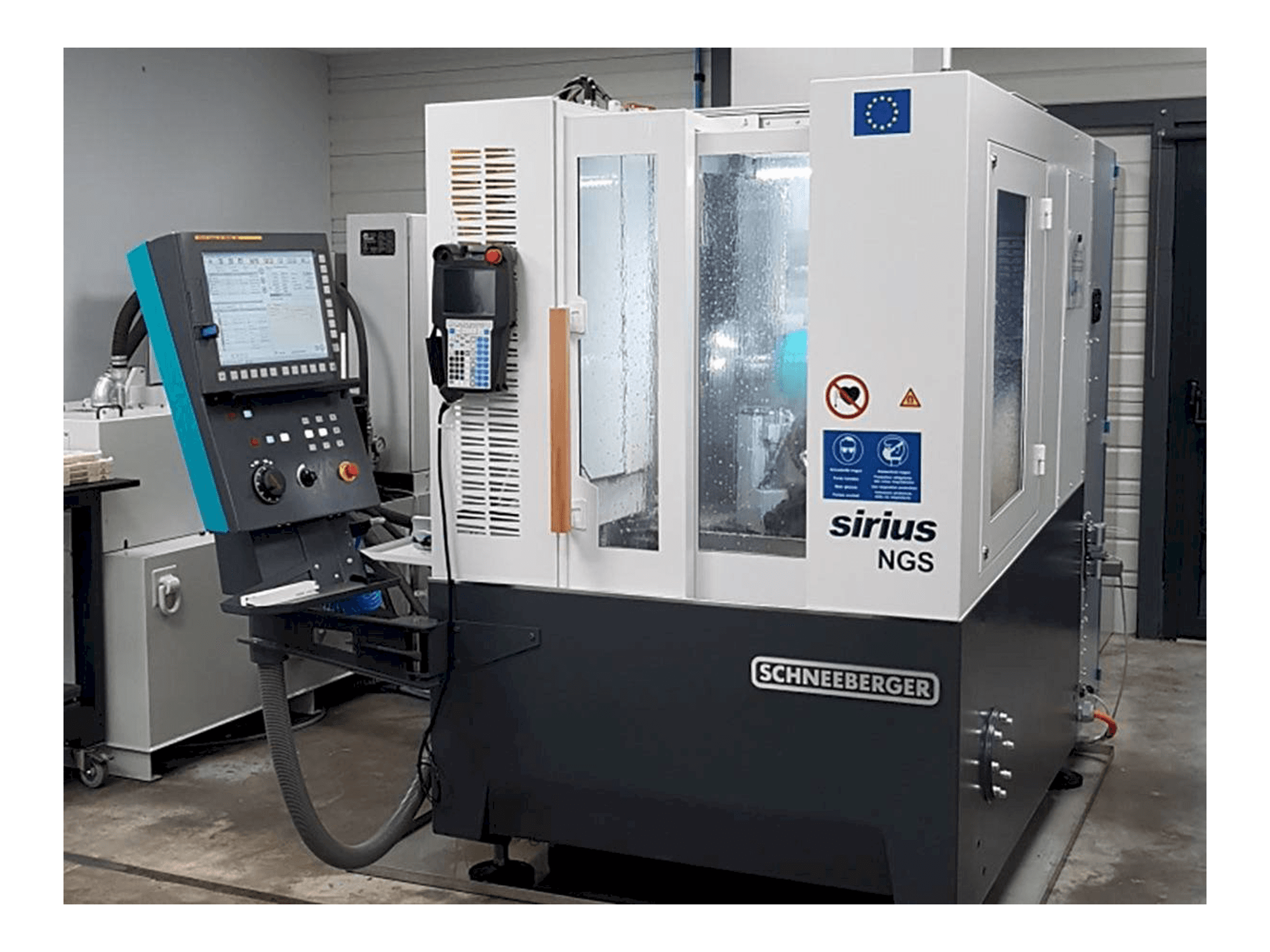 Schneeberger SIRIUS NGS-maskinen framifrån