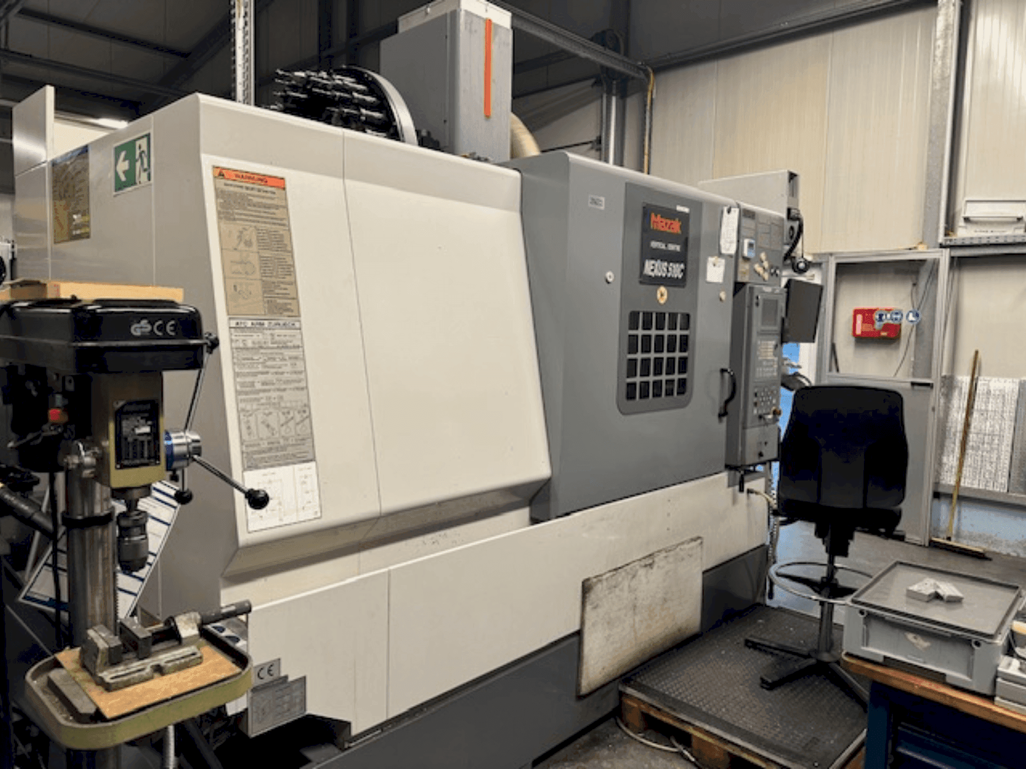Mazak VCN 510-C-maskinen framifrån