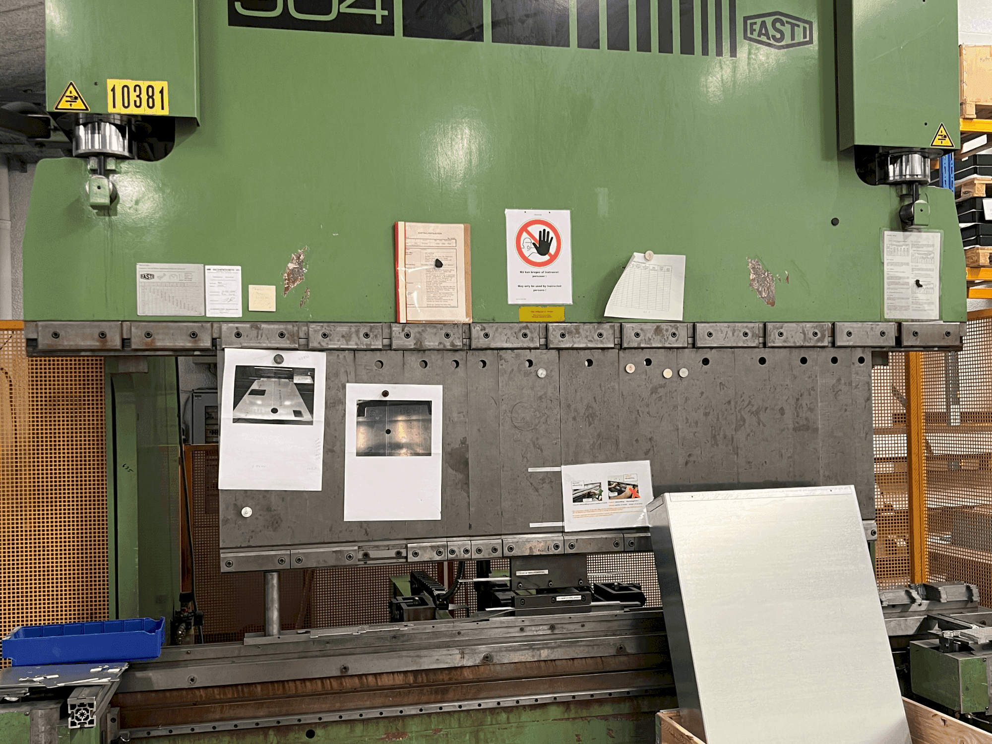 FASTI 904-maskinen framifrån