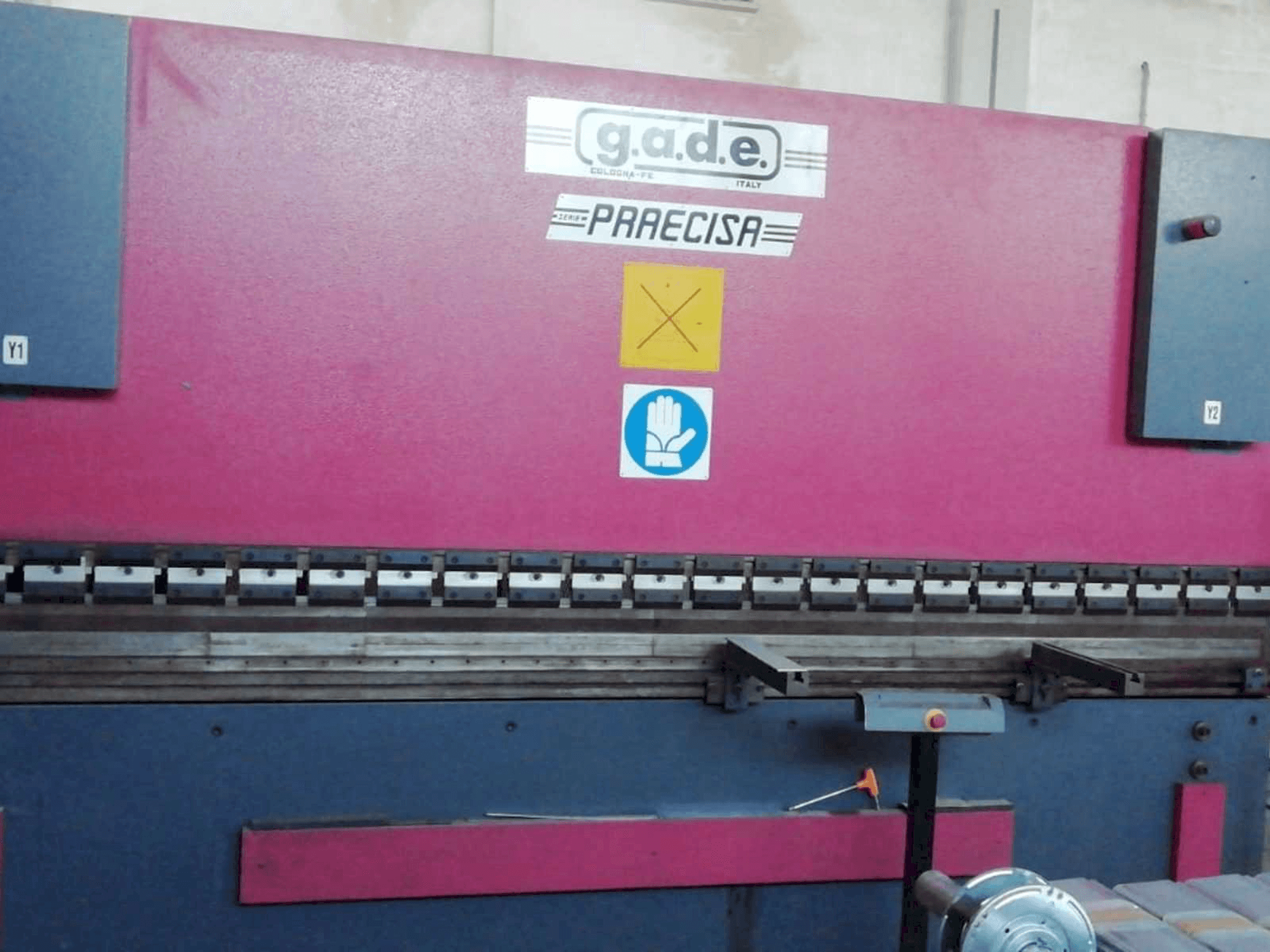 Gade PS-C 4120-maskinen framifrån