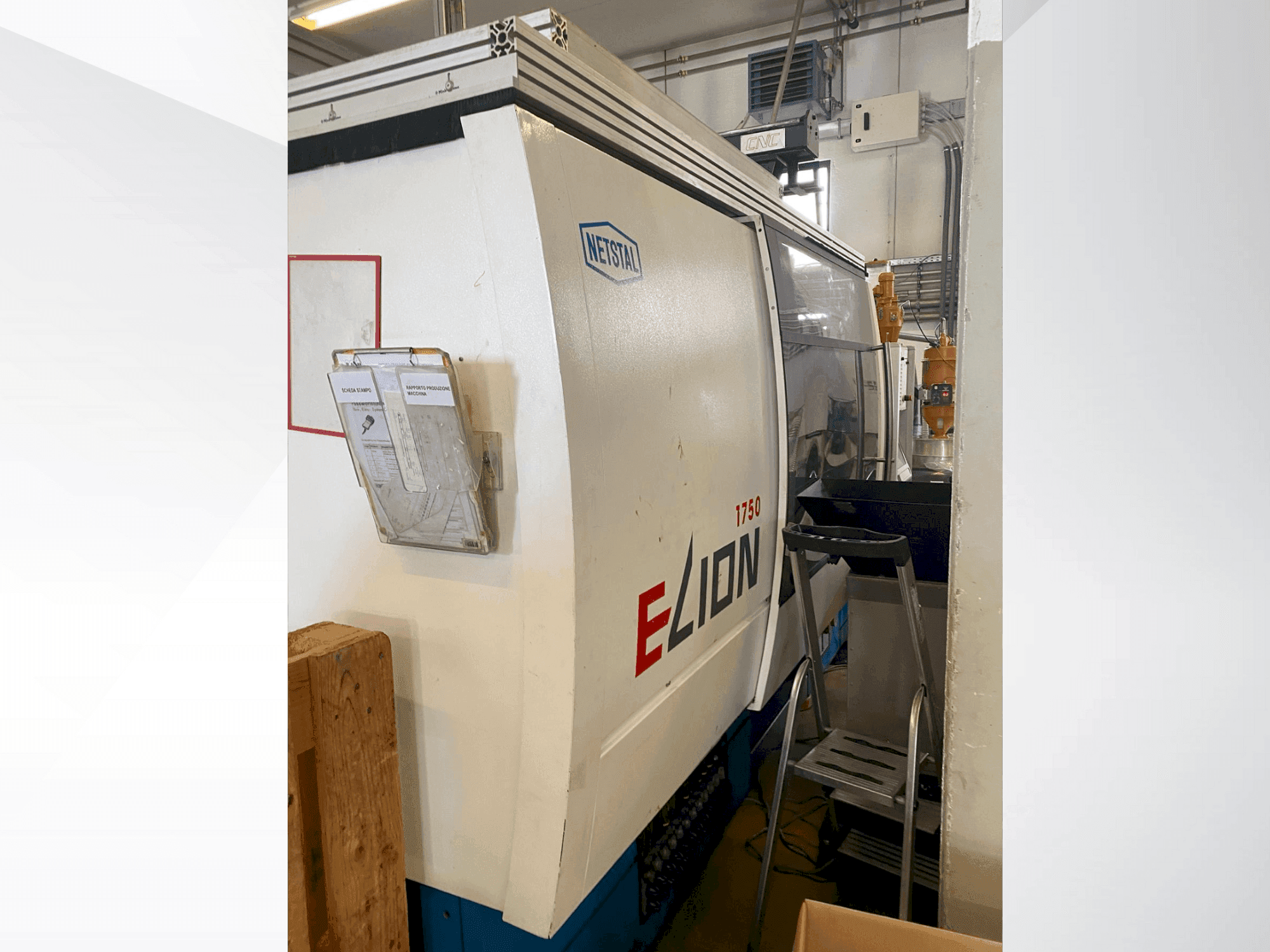 Netstal ELION 1750-840PS-maskinen framifrån