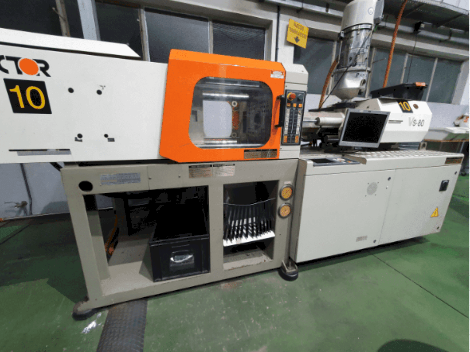 Victor VS80-maskinen framifrån