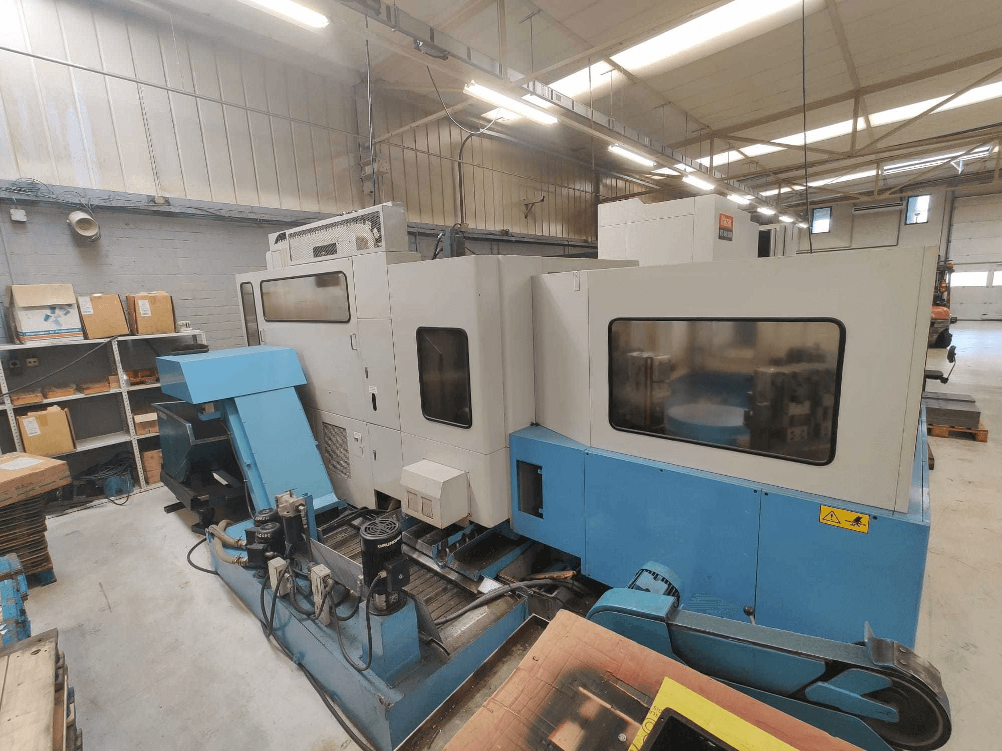 Mazak H400-maskinen framifrån