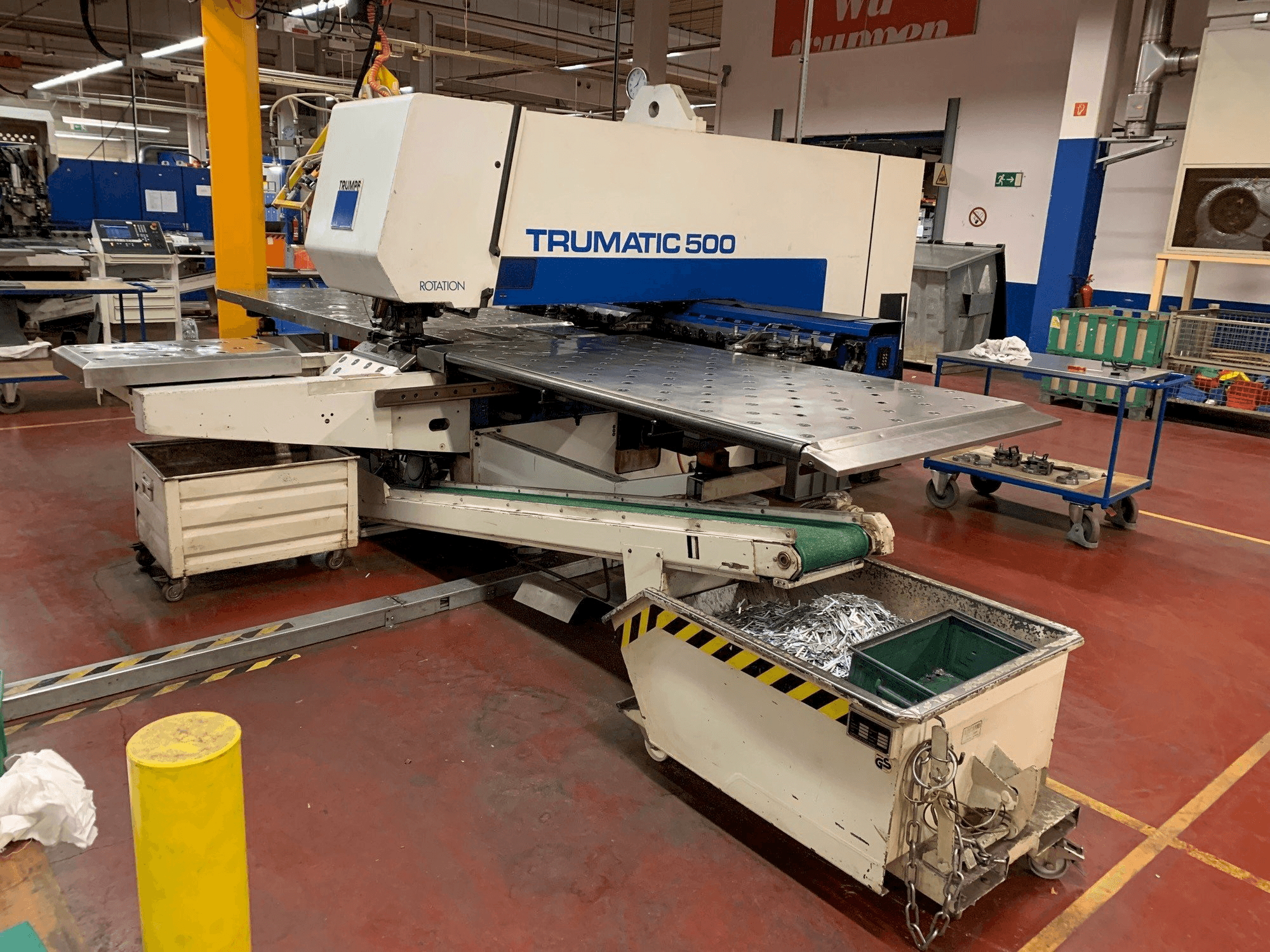 Trumpf TC 500 R-maskinen framifrån