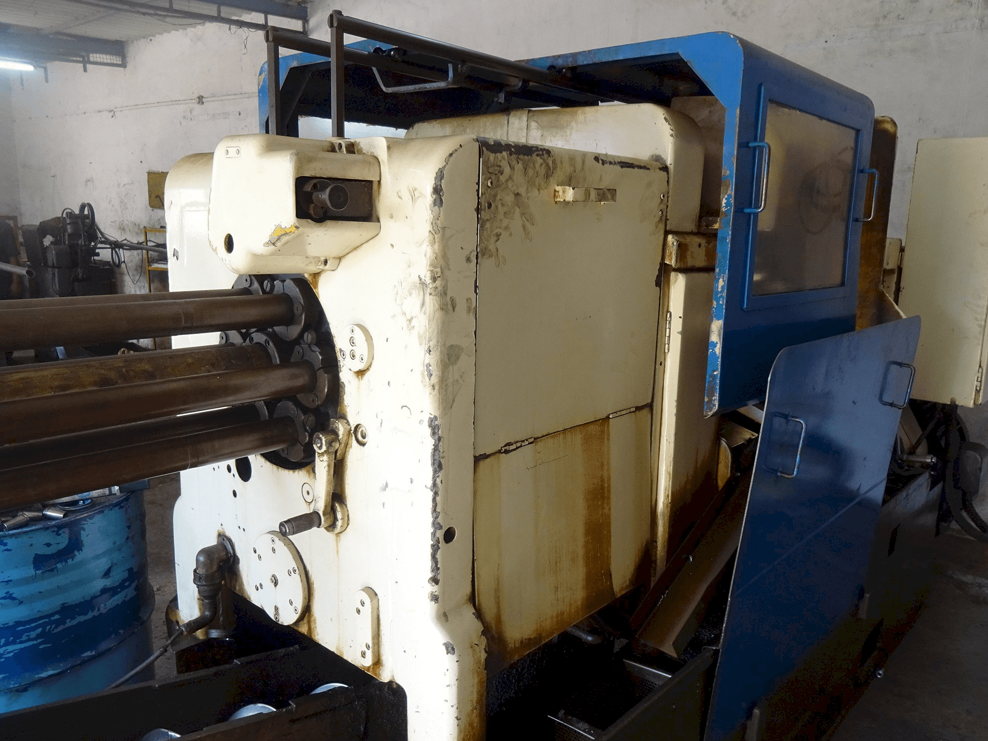 Wickman 1"x6-maskinen sedd från höger