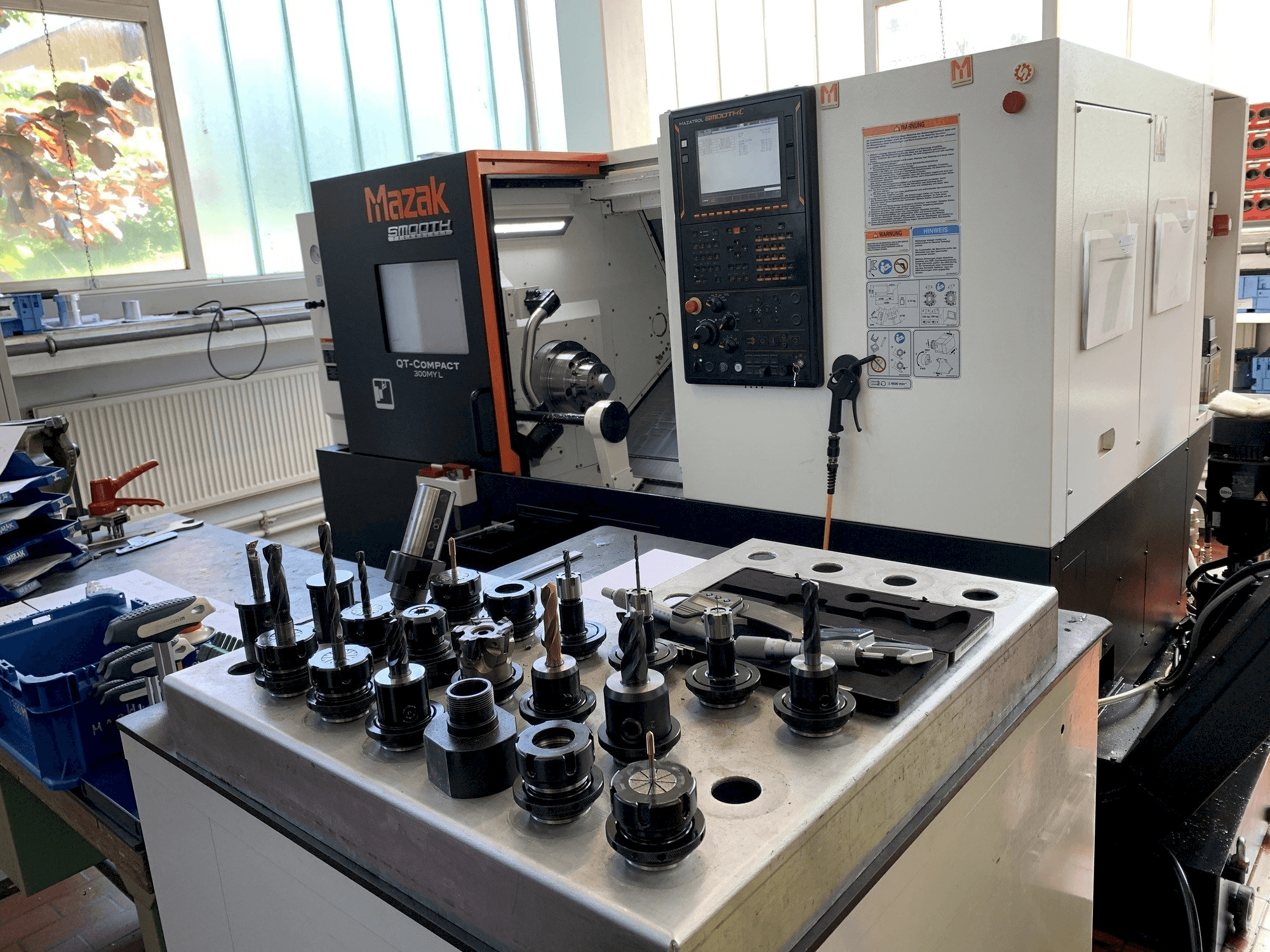 Mazak QTC 300MY L500-maskinen framifrån