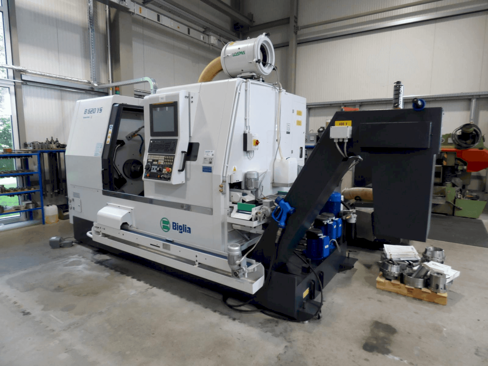 Biglia B620YS-maskinen framifrån