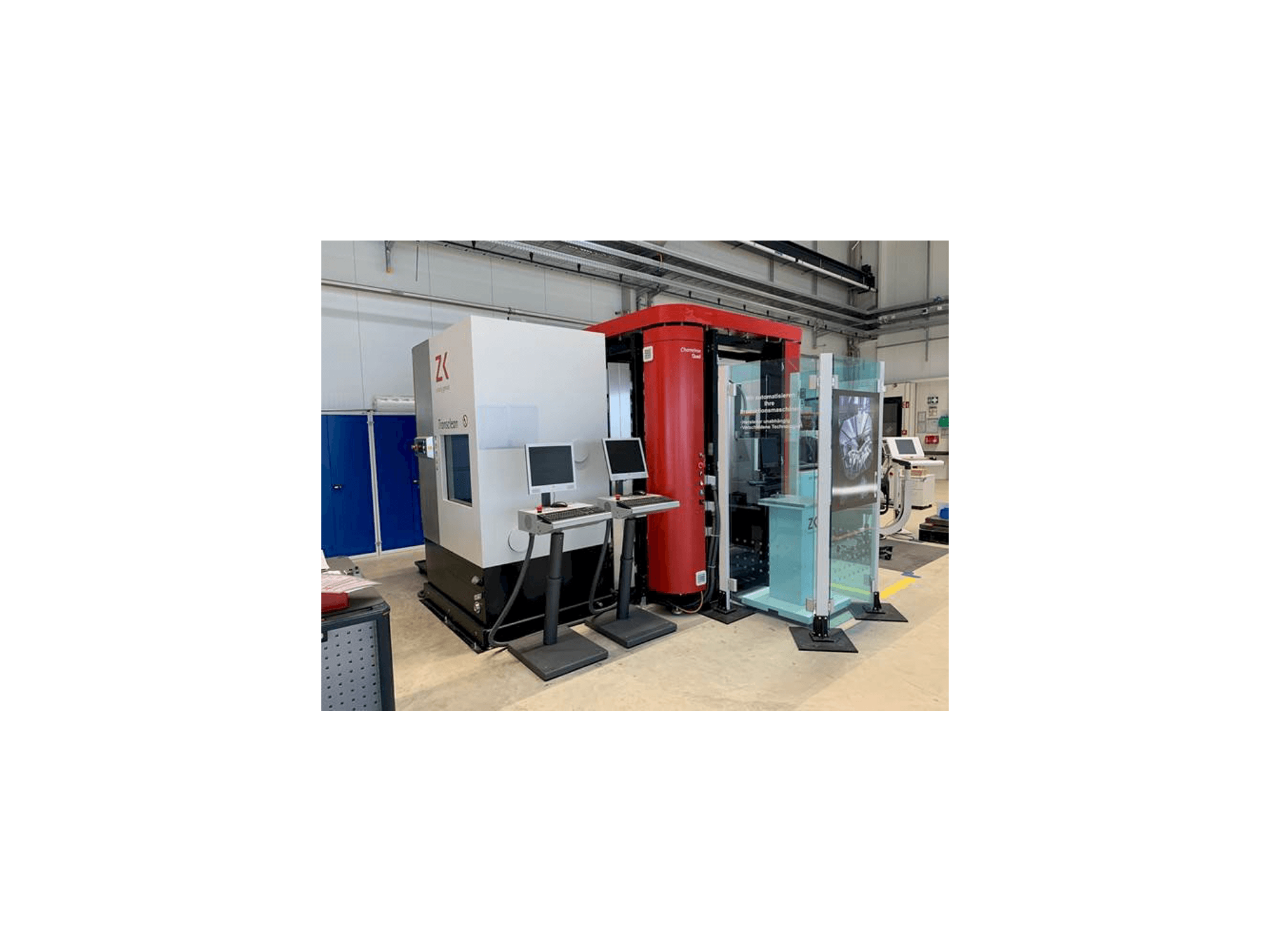 Zimmer+Kreim Chameleon Quad + Transclean-maskinen framifrån