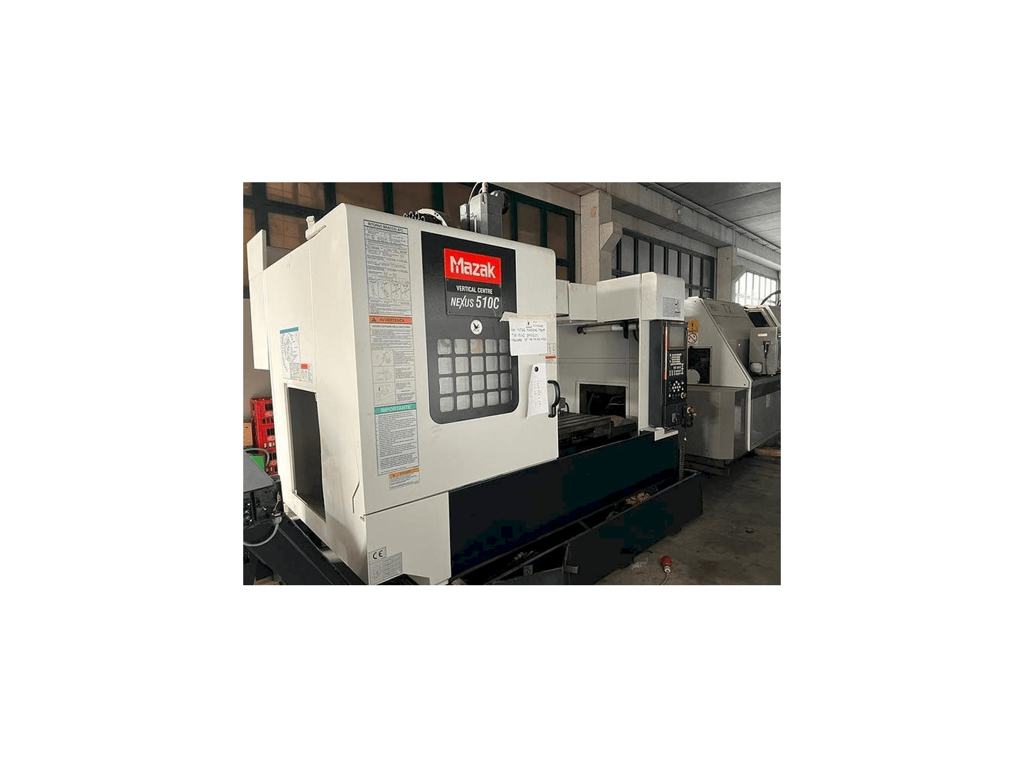 Mazak VCN 510C-maskinen framifrån