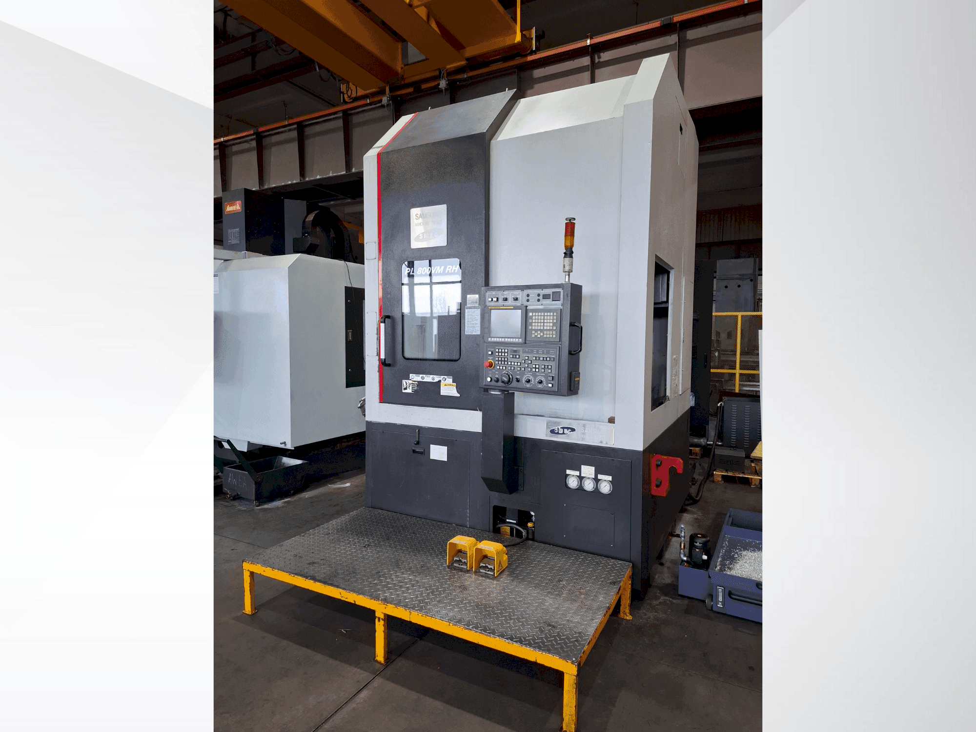 SMEC PL 800VM RH-maskinen framifrån