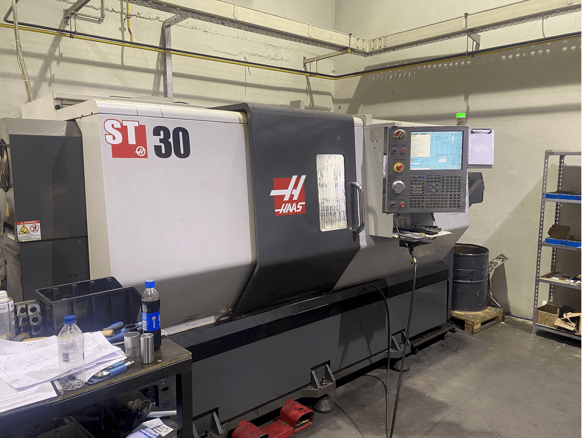 HAAS ST 30-maskinen framifrån