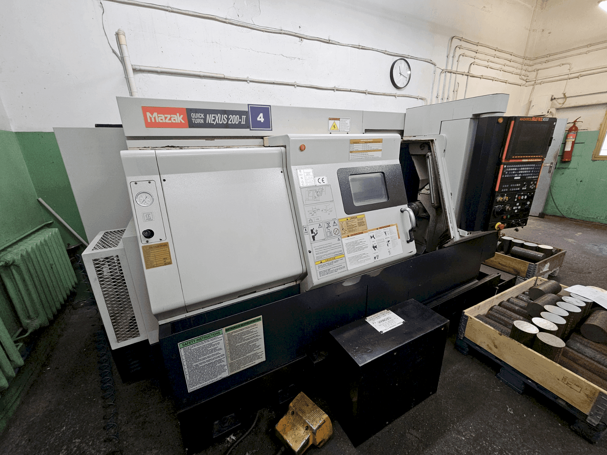 Mazak QUICKTURN NEXUS 200-II-maskinen framifrån