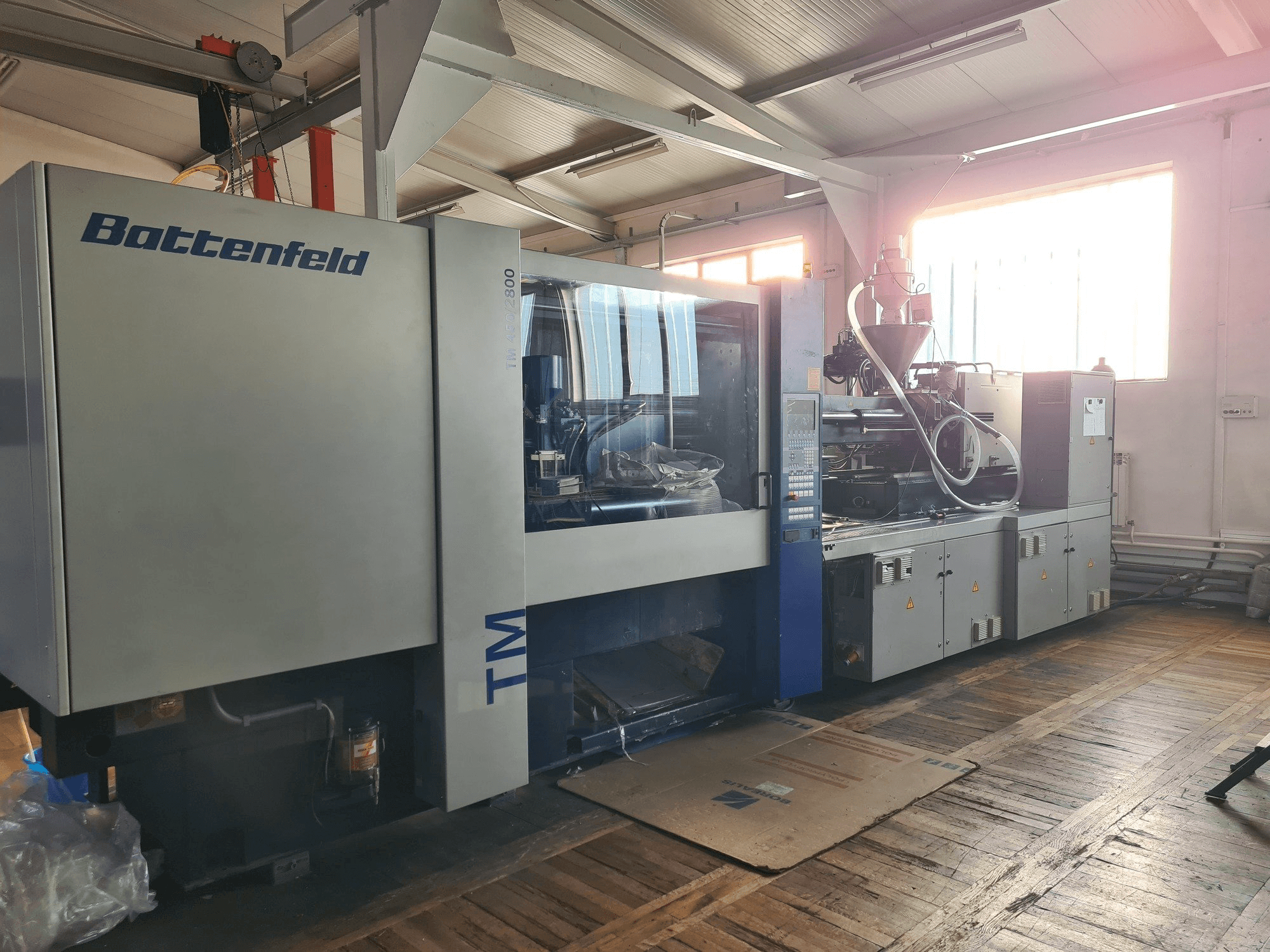 Battenfeld TM 450/2800-maskinen framifrån