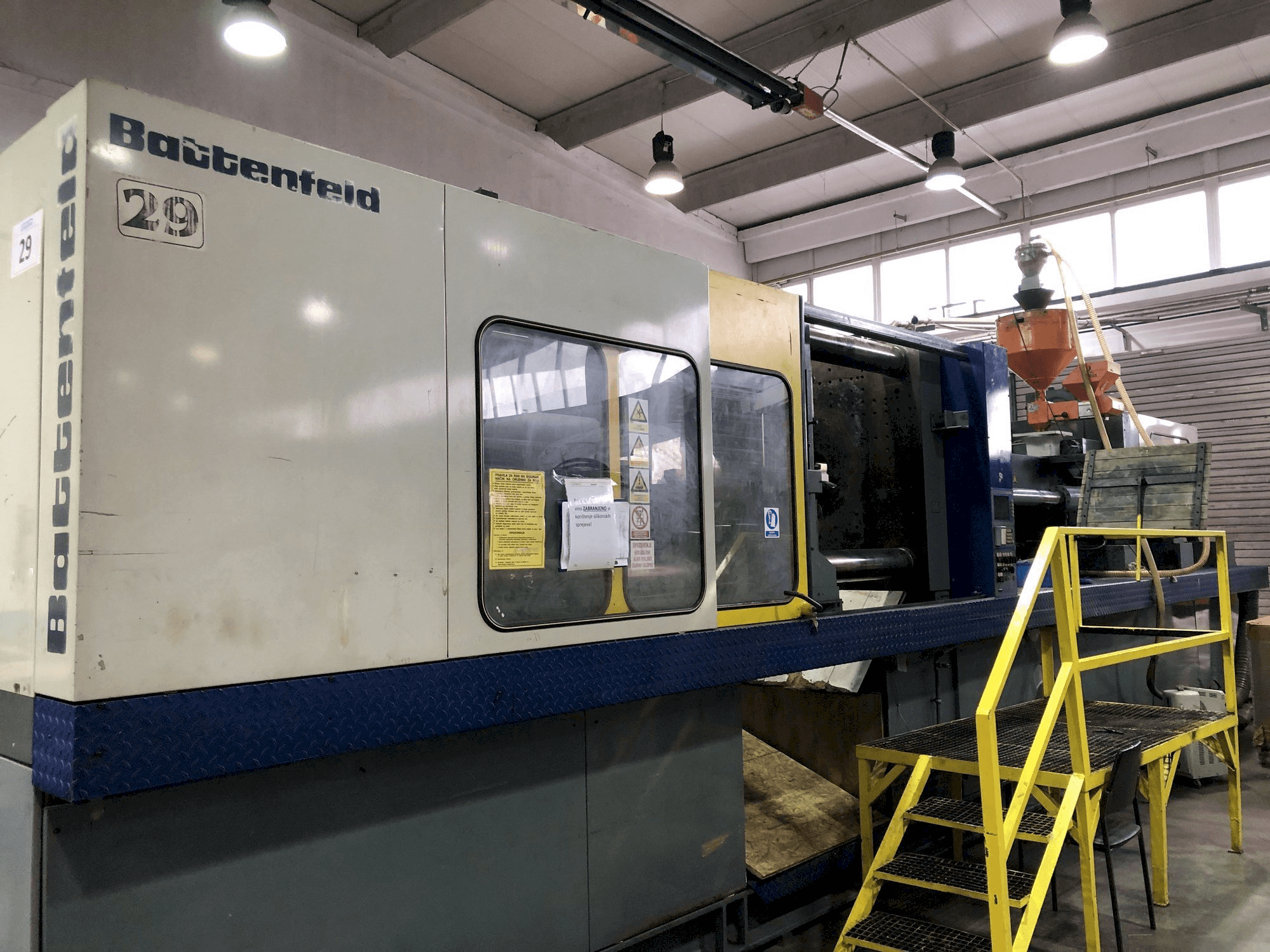 Battenfeld BA-T 6500/6300-maskinen framifrån