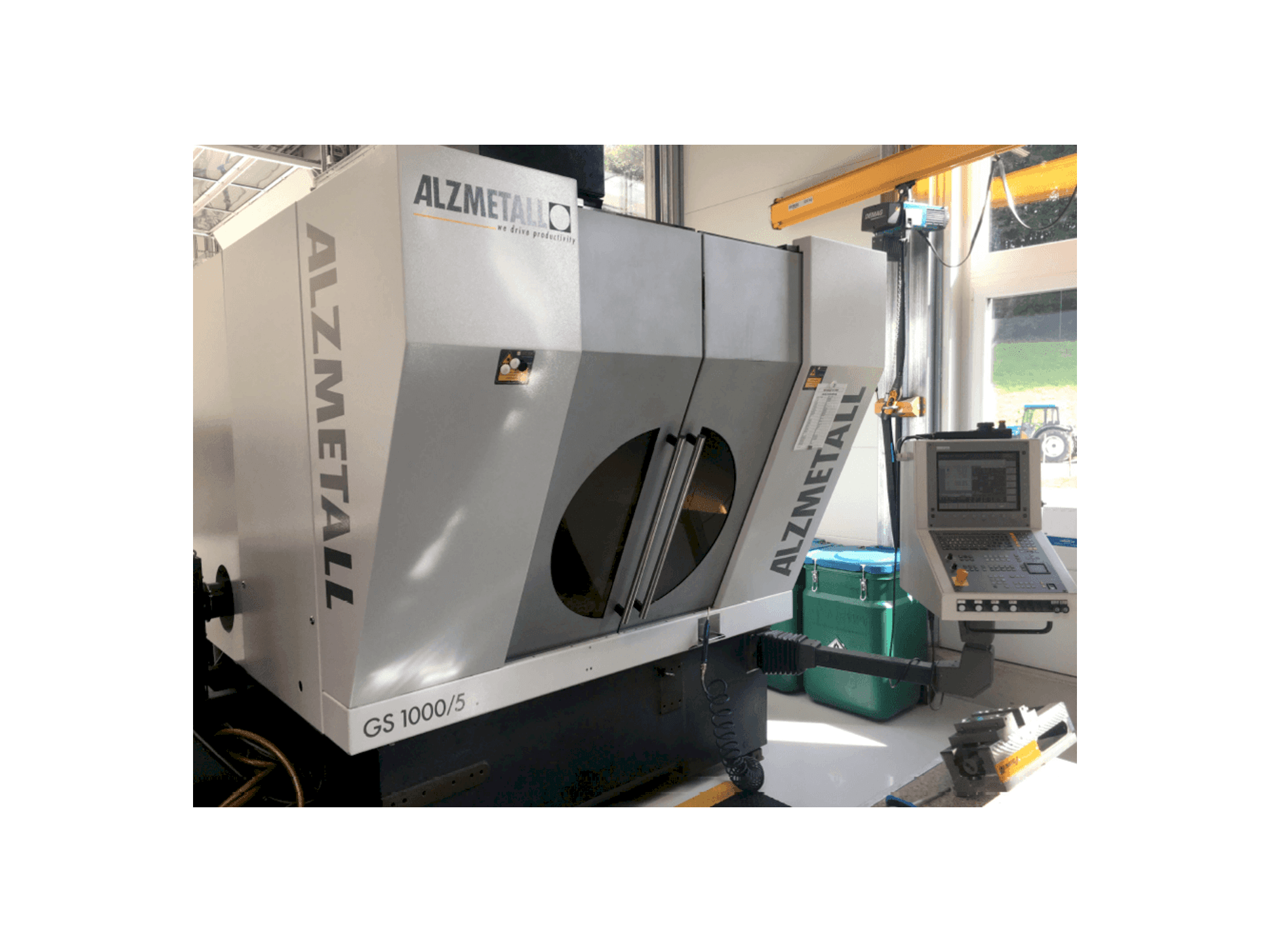 Alzmetall GS1000/5-maskinen framifrån