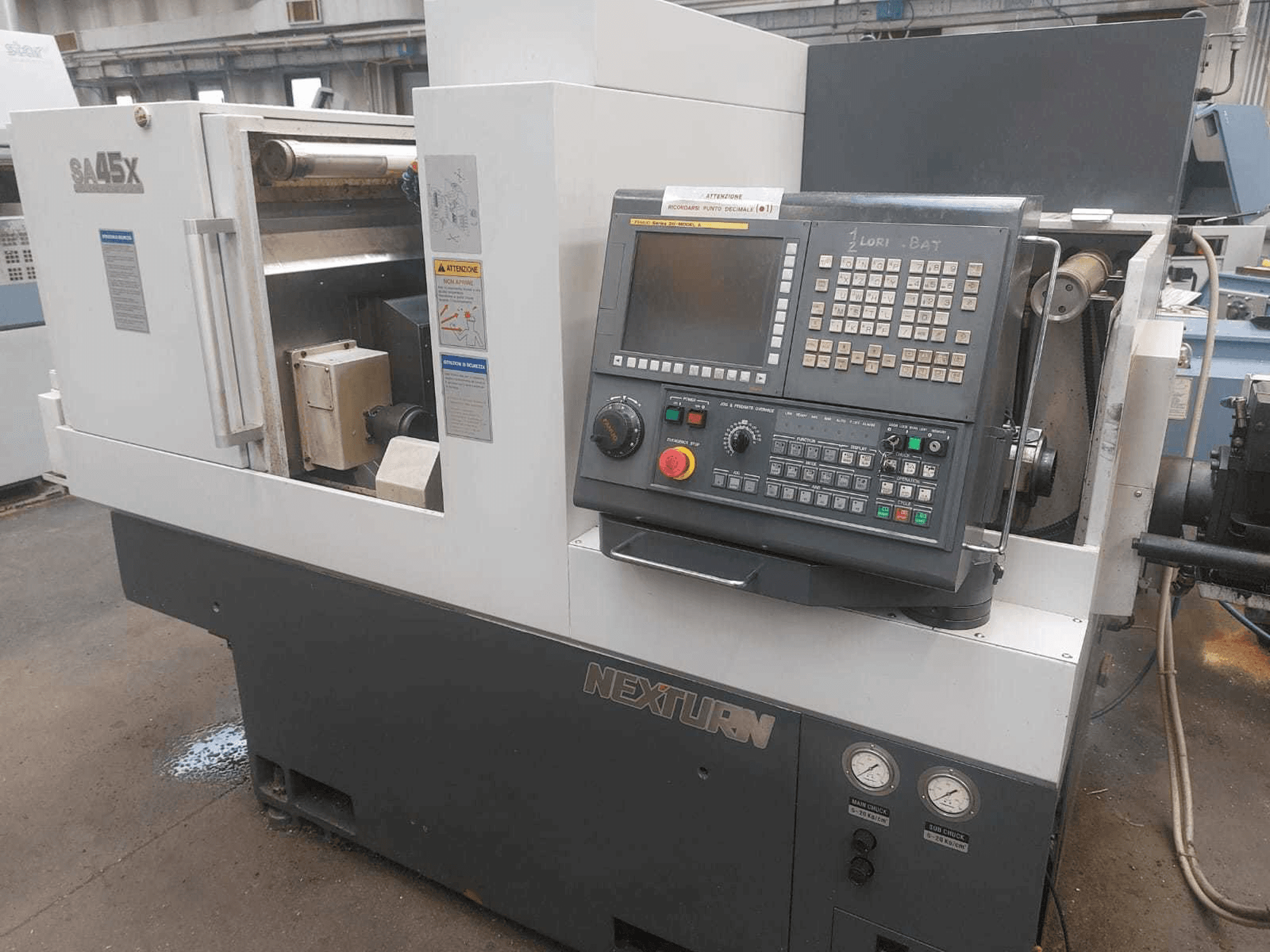 Nexturn SA 45X-maskinen framifrån