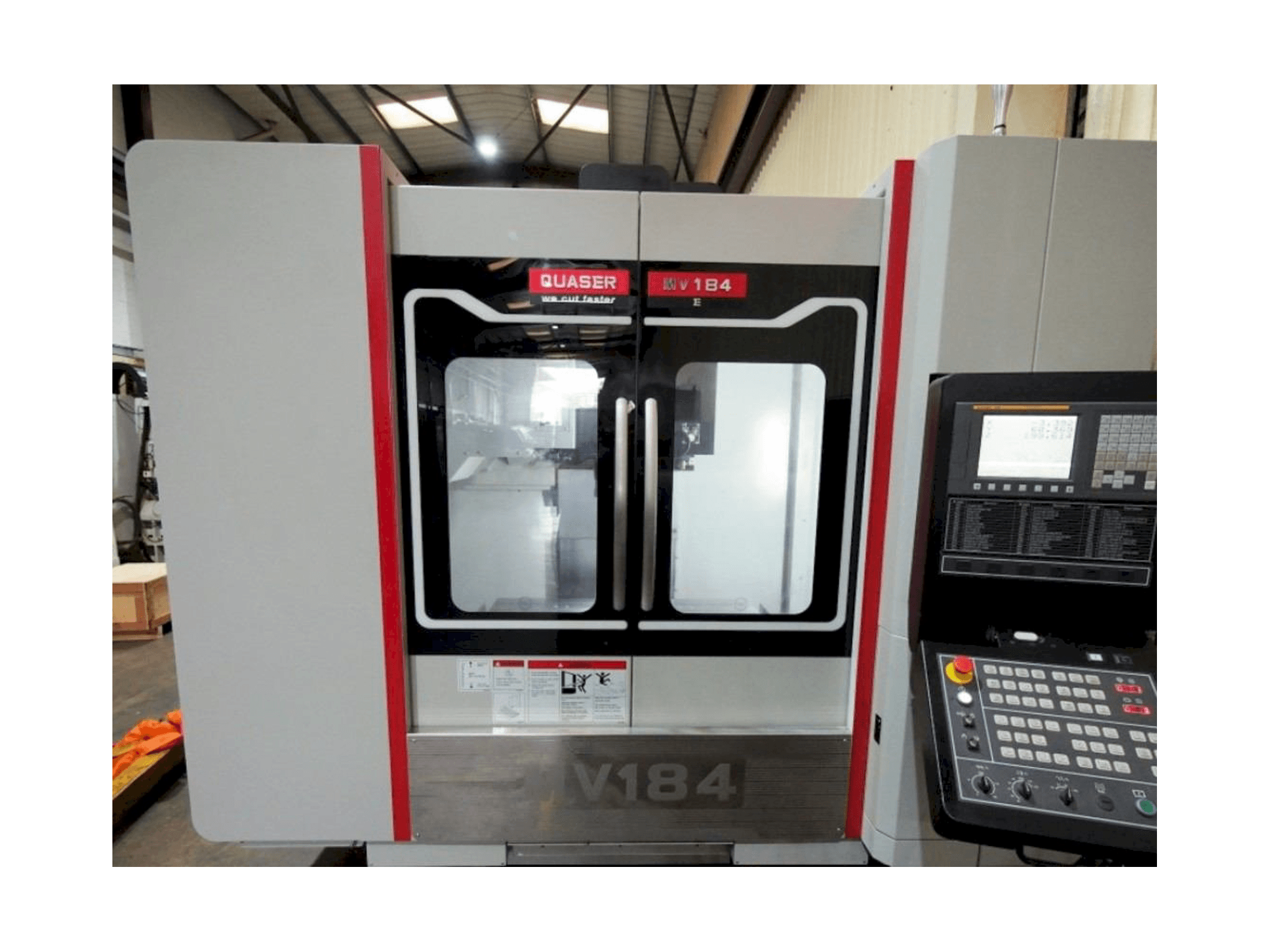 Quaser MV184E-maskinen framifrån