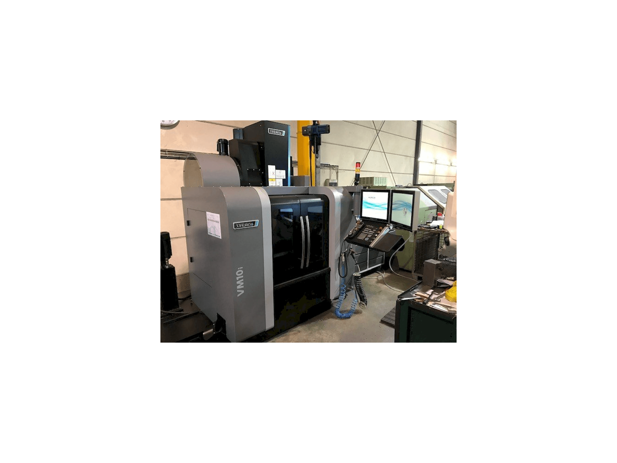 Hurco VM10i-maskinen framifrån