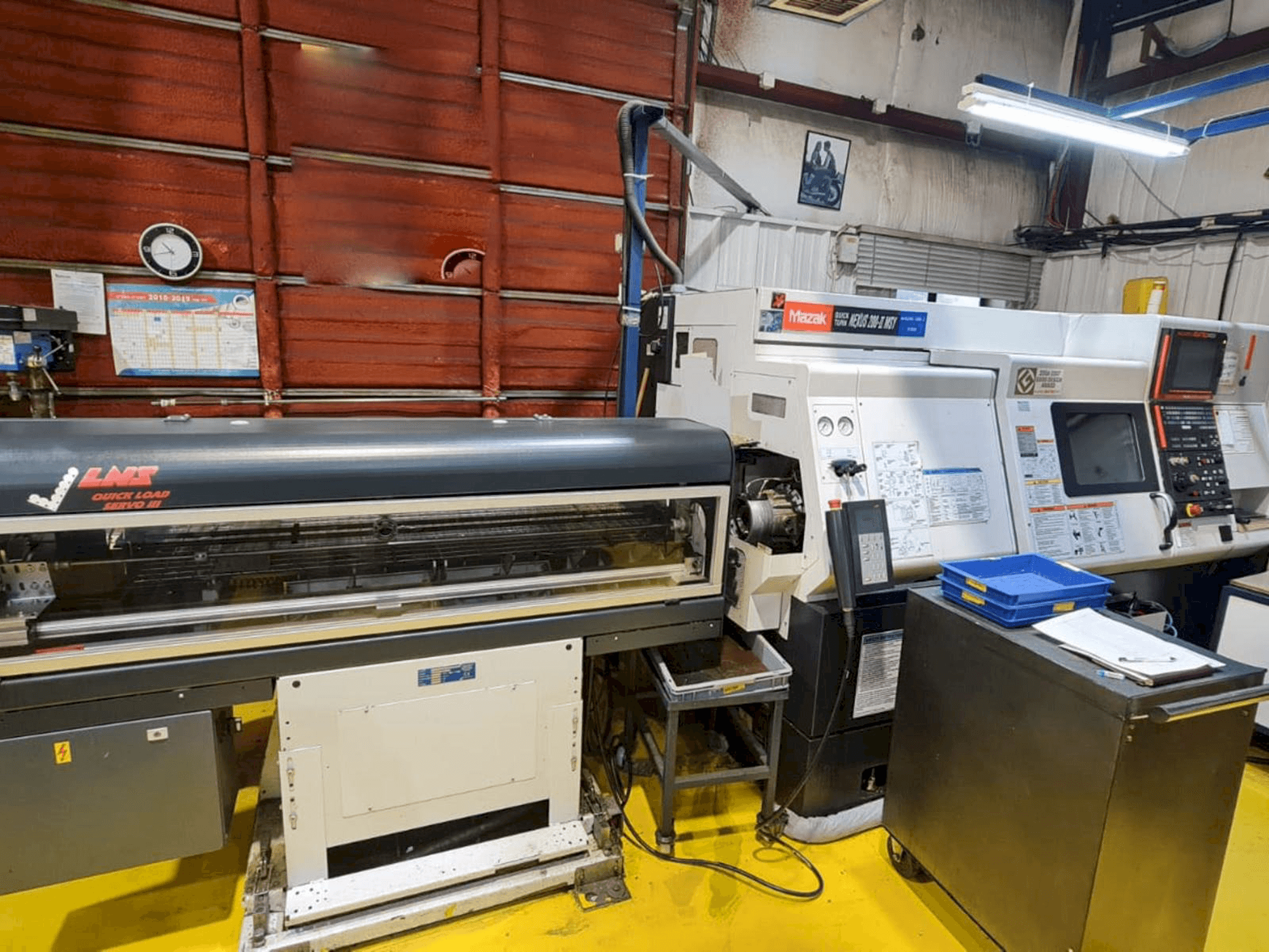 Mazak Quick Turn Nexus 200-II MSY-maskinen framifrån