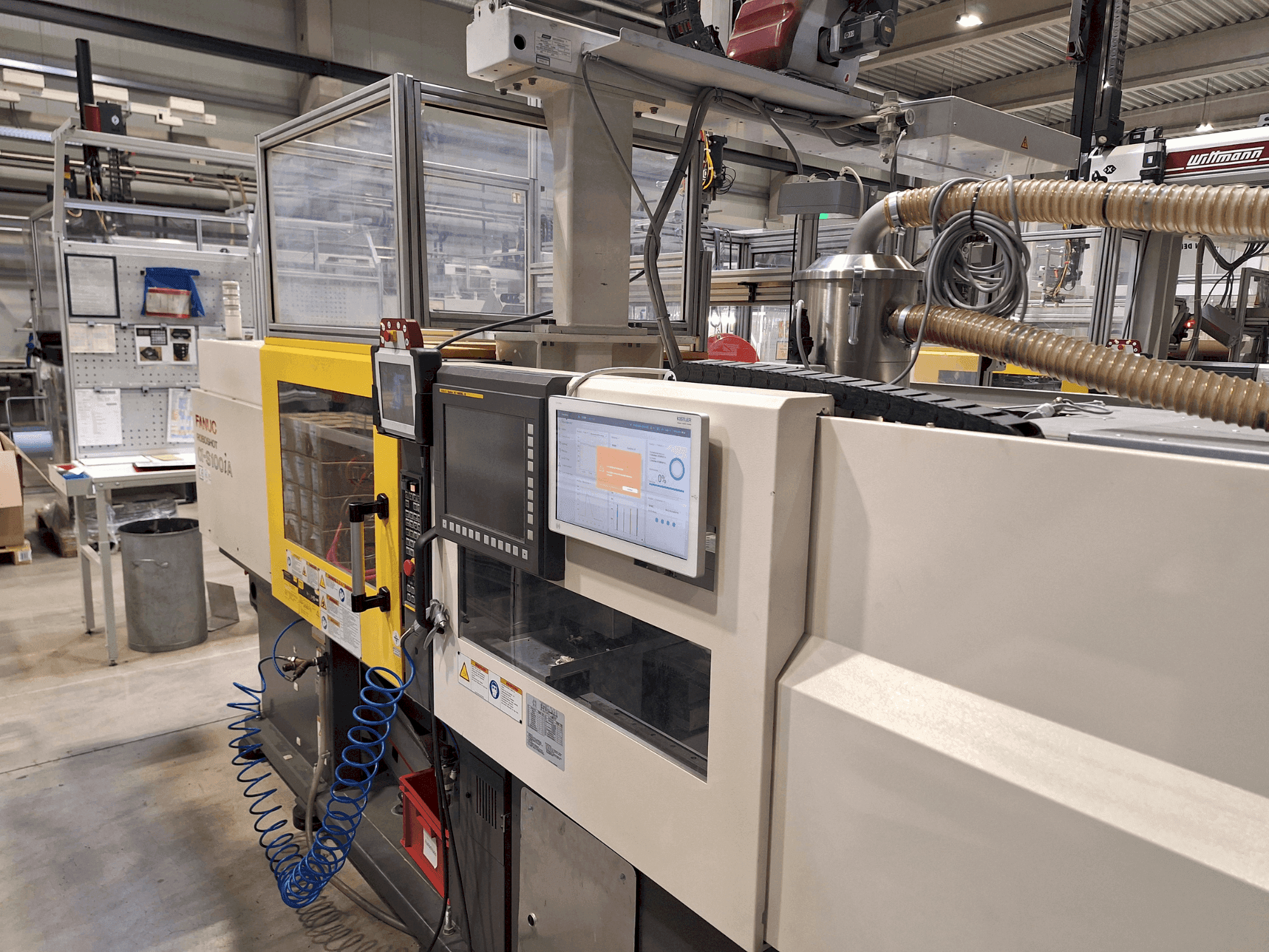 FANUC Roboshot S100iA-maskinen framifrån