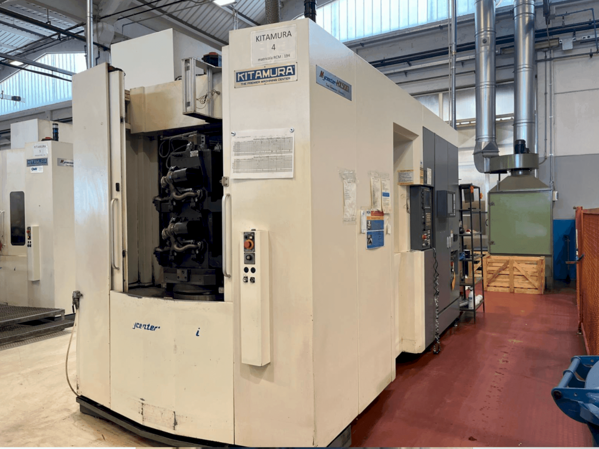 Kitamura Mycenter-HX500iTGA-maskinen framifrån