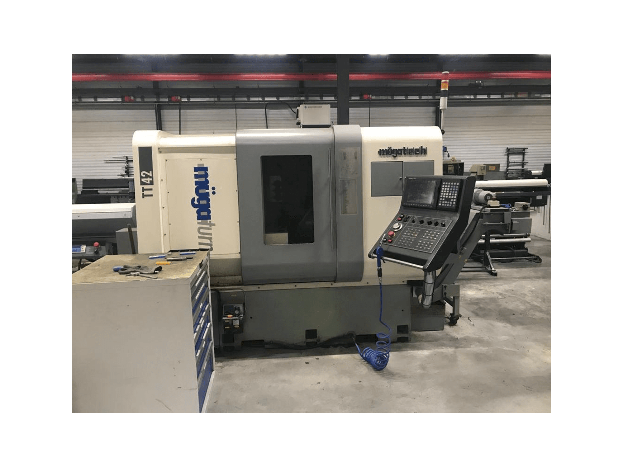 Muga TT-42-maskinen framifrån