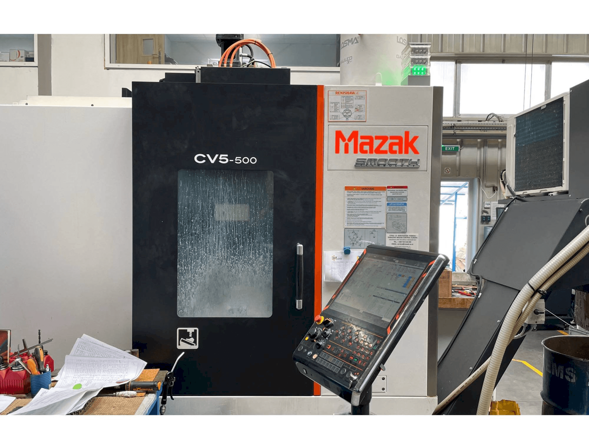 Mazak CV5-500-maskinen framifrån