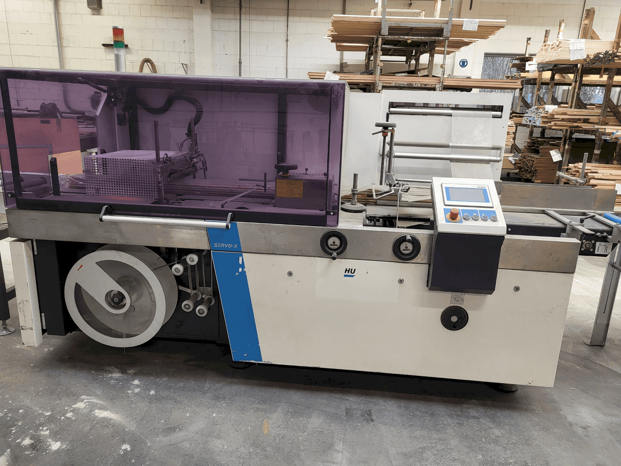 HUGO BECK servo X-maskinen framifrån