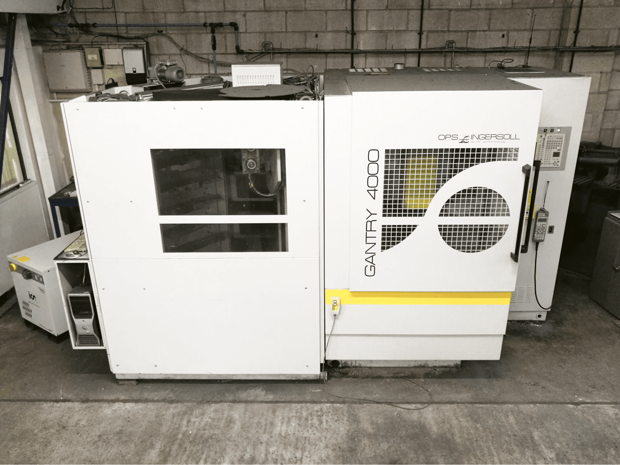 OPS-INGERSOLL-maskinen framifrånGantry 4000