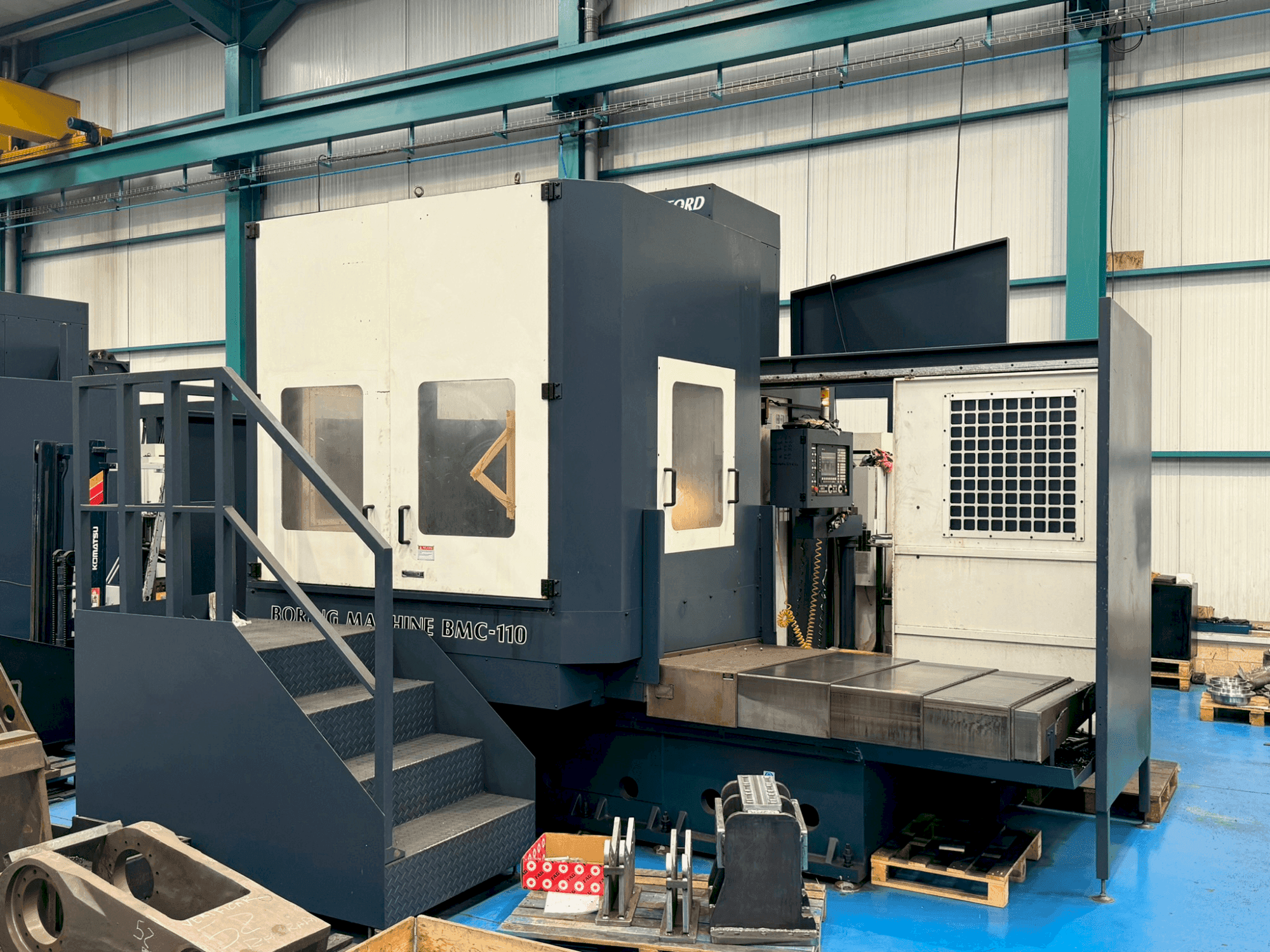 Johnford BMC 110-maskinen framifrån