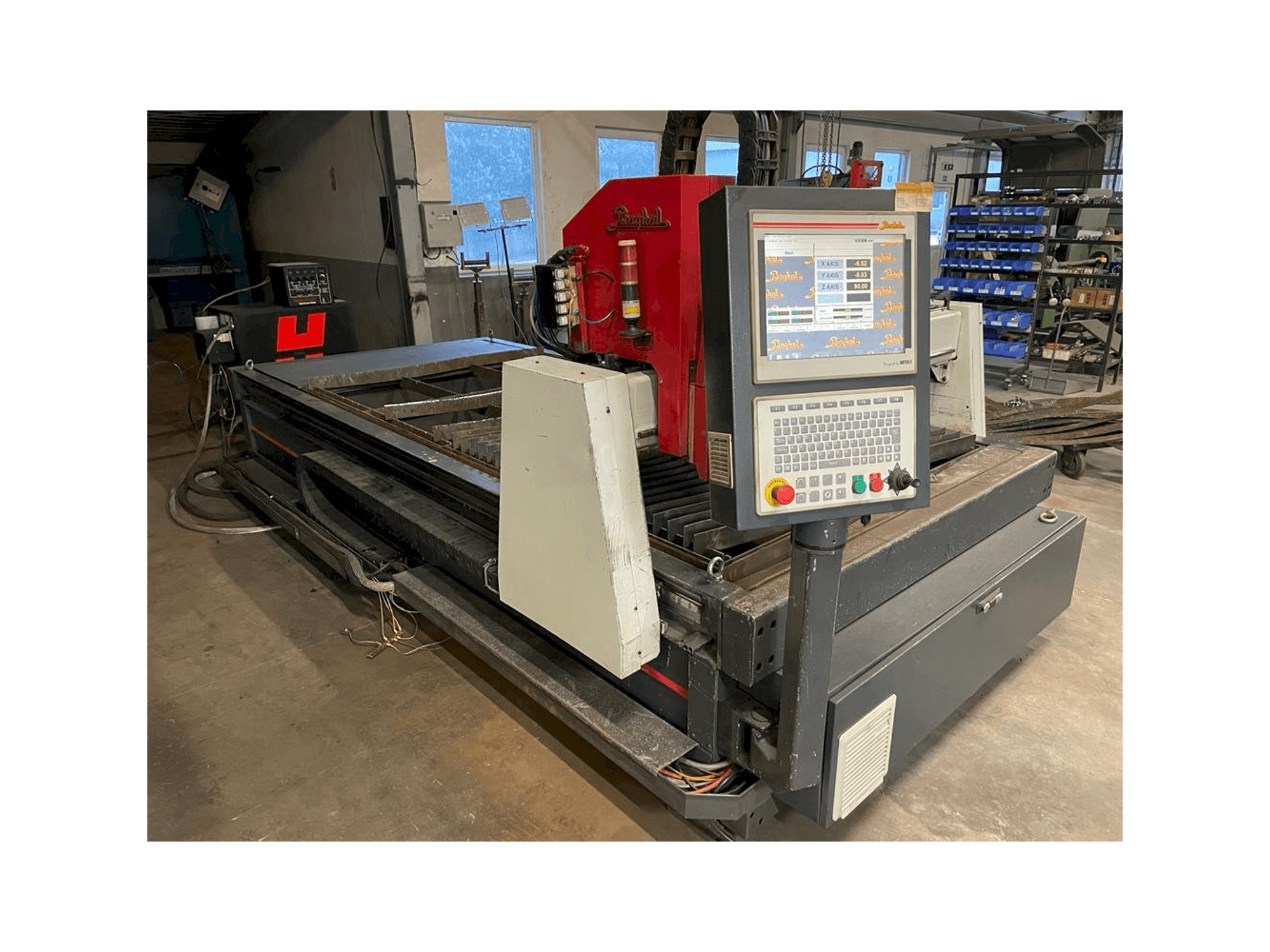 Baykal BPH 1503 + Hypertherm HPR 130-maskinen framifrån