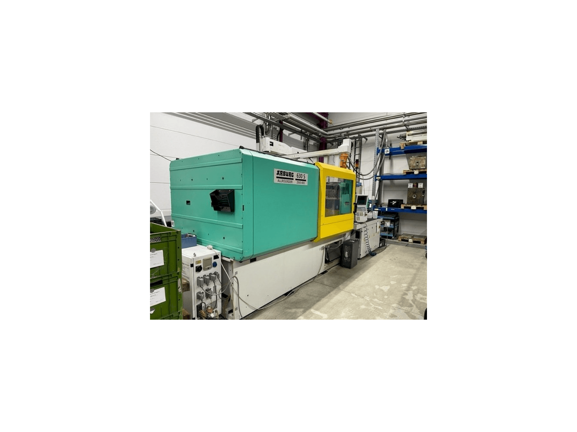 Arburg 420C 1000-250-maskinen framifrån