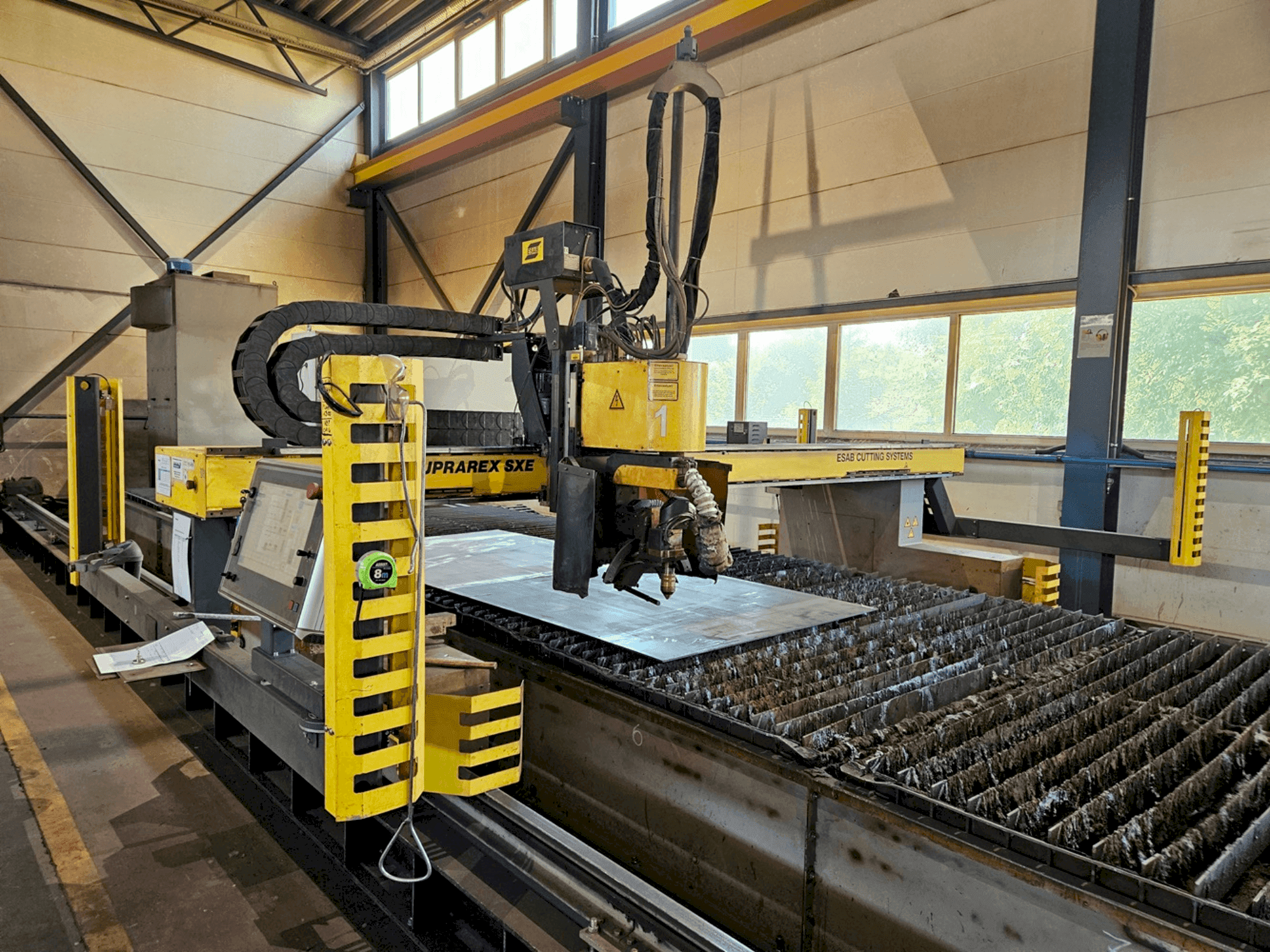 ESAB Suprarex SXE HD 4000 230 V-maskinen framifrån