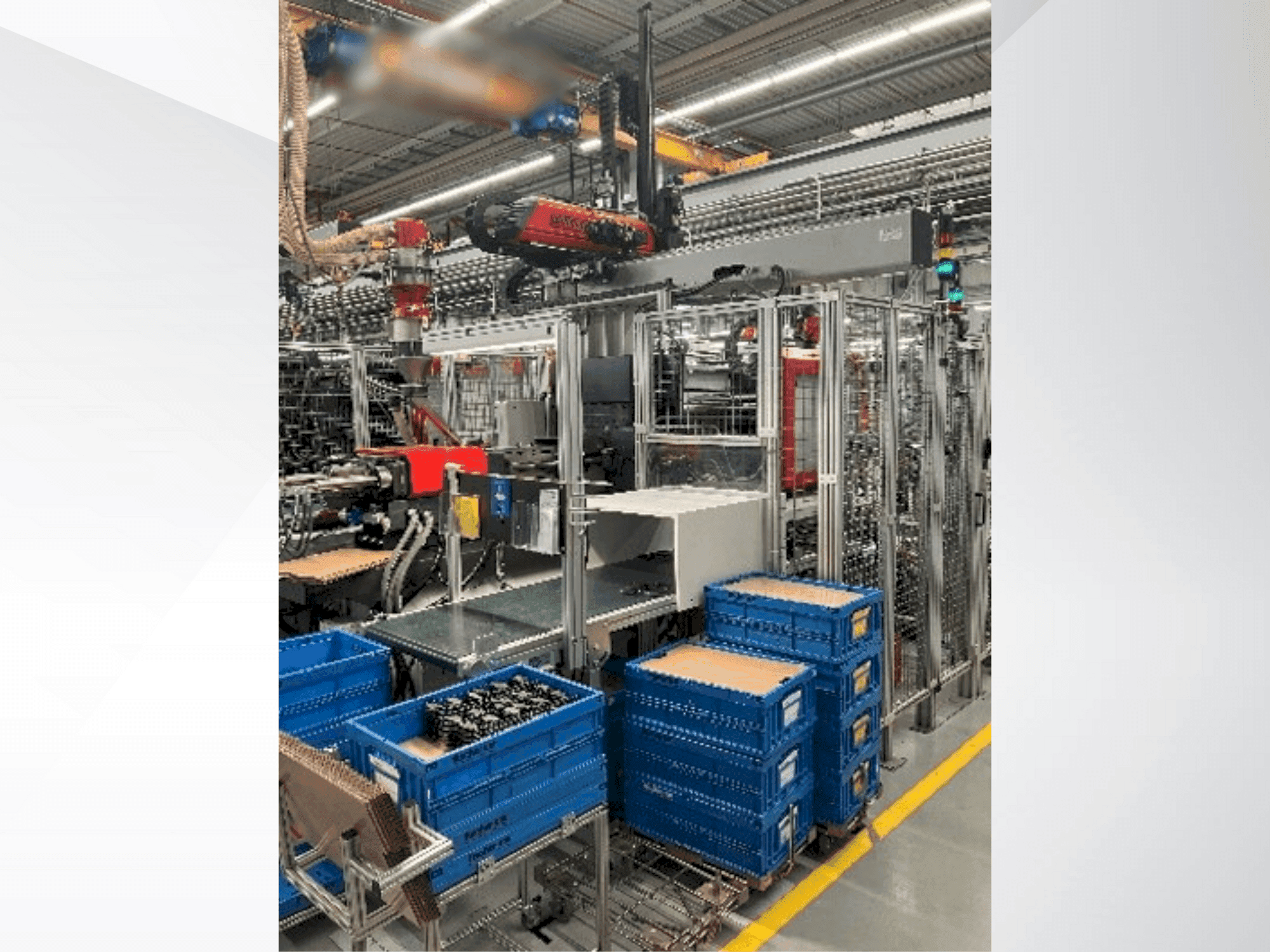 Arburg Allrounder 470 S 1300-350 (2004)-maskinen framifrån