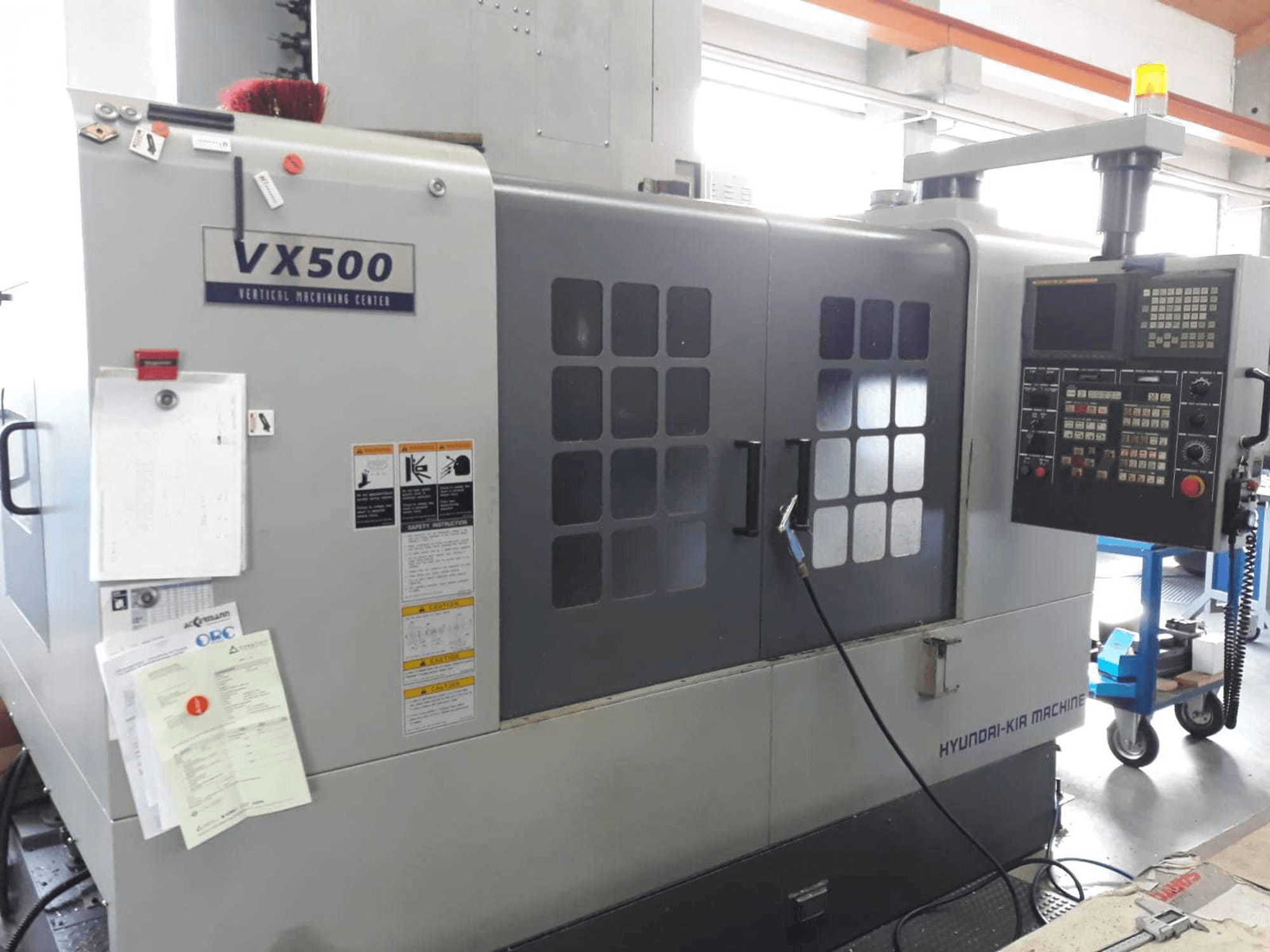 Hyundai Kia VX500-maskinen framifrån