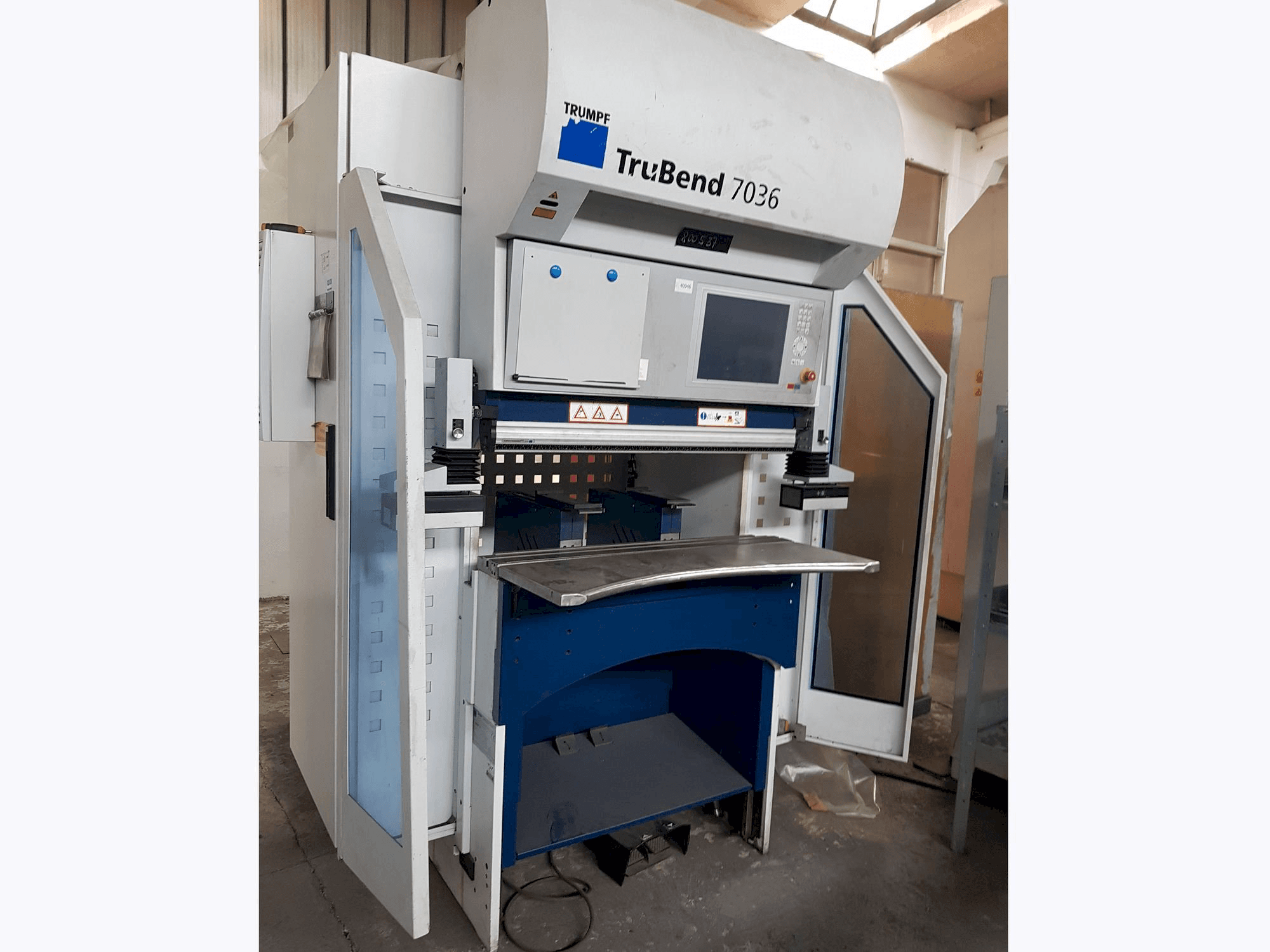 Trumpf TruBend 7036-maskinen framifrån