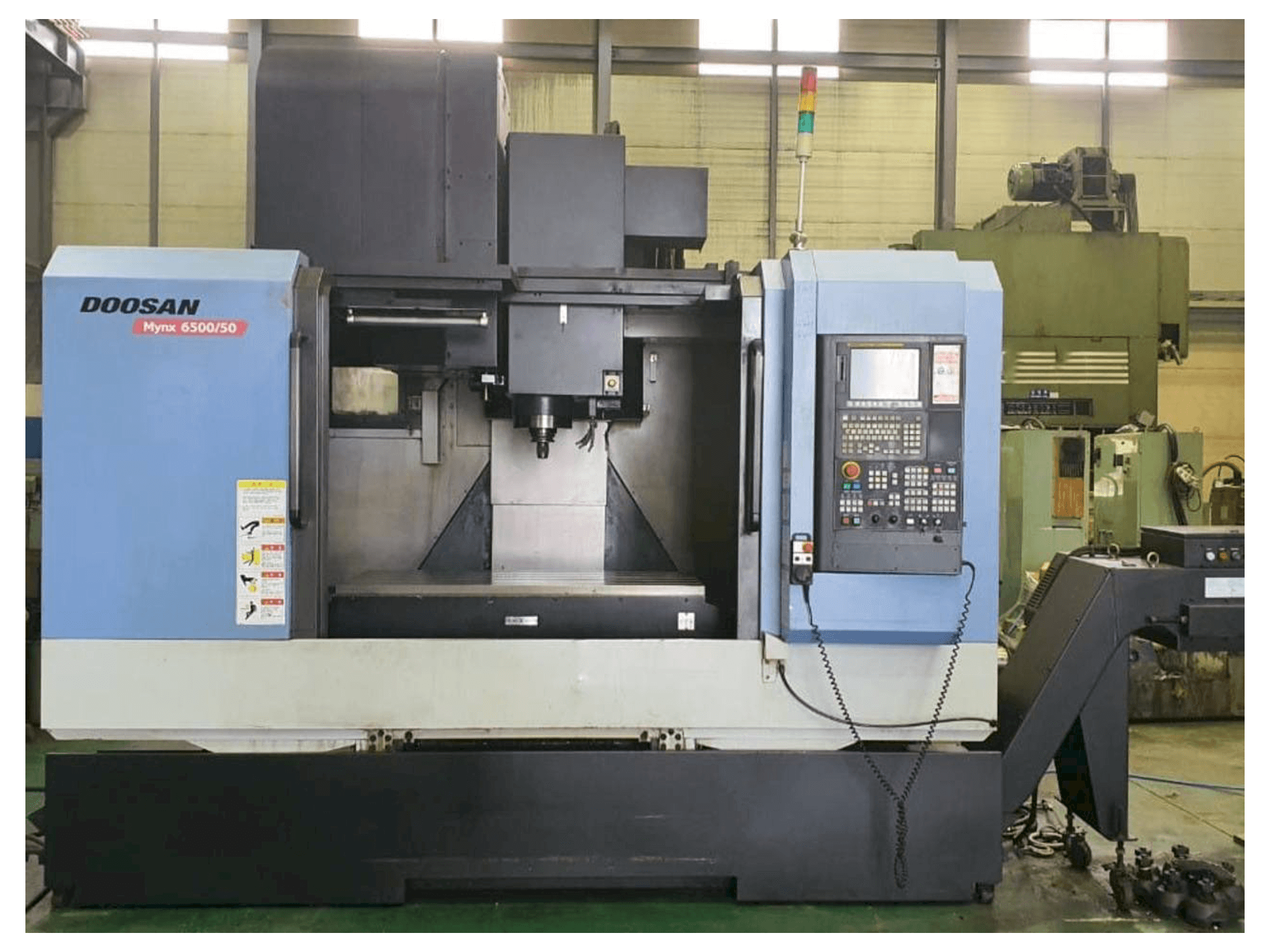 Doosan Mynx 6500/50-maskinen framifrån