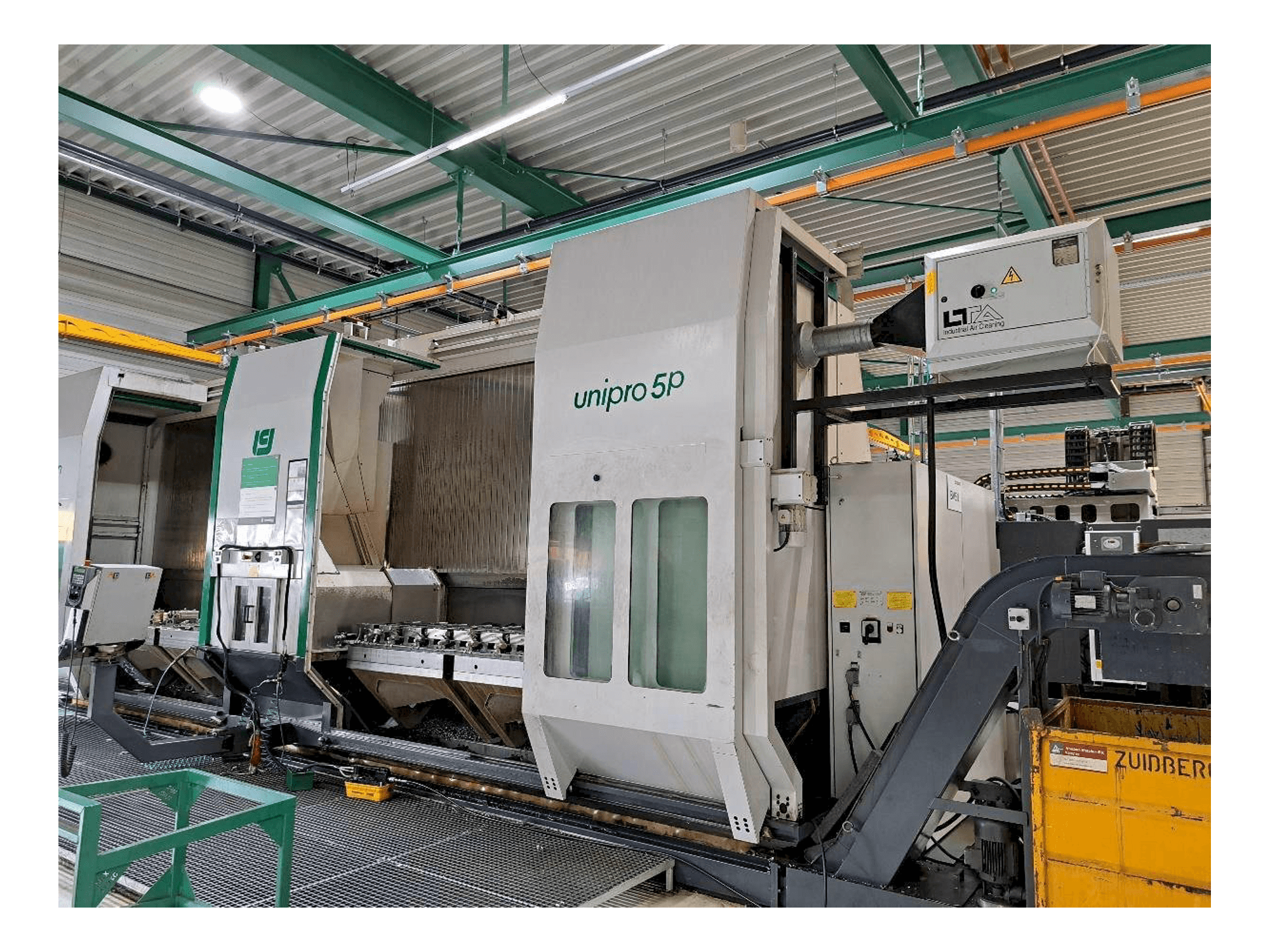 Unisign Unipro 5P-maskinen framifrån