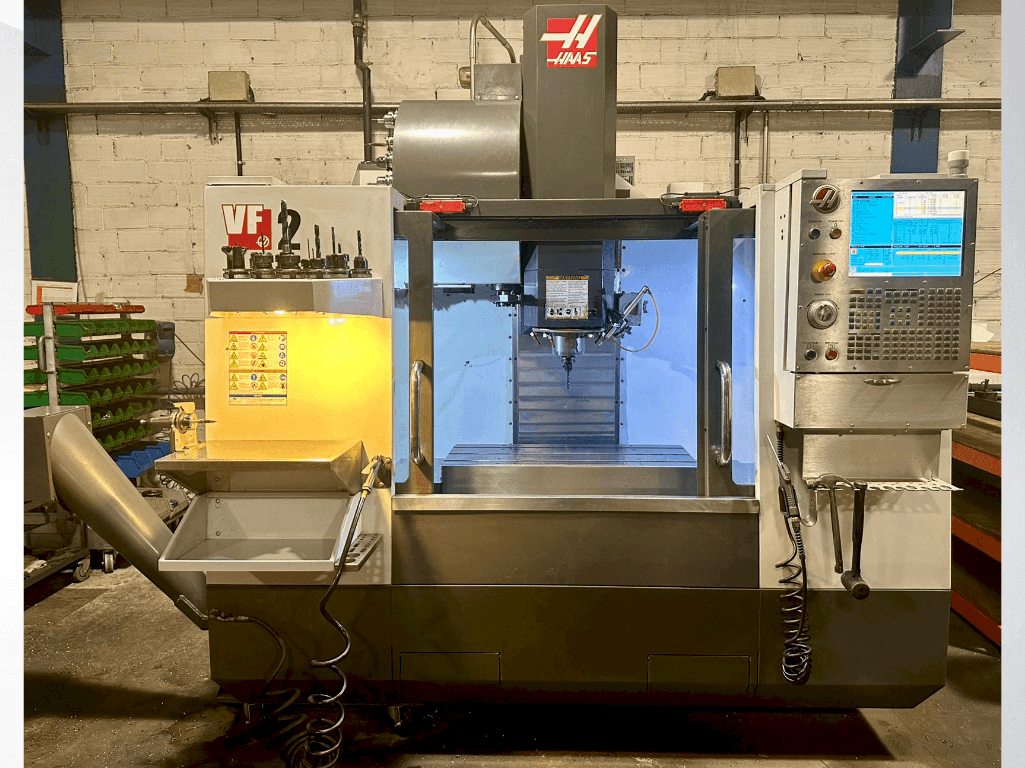 HAAS VF-2-maskinen framifrån