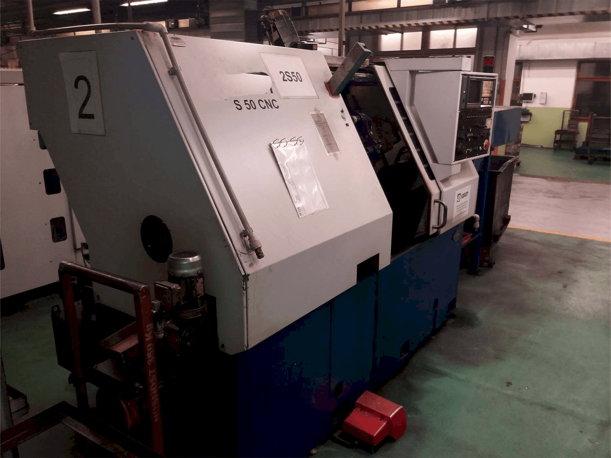 ZPS S-50 CNC-maskinen framifrån