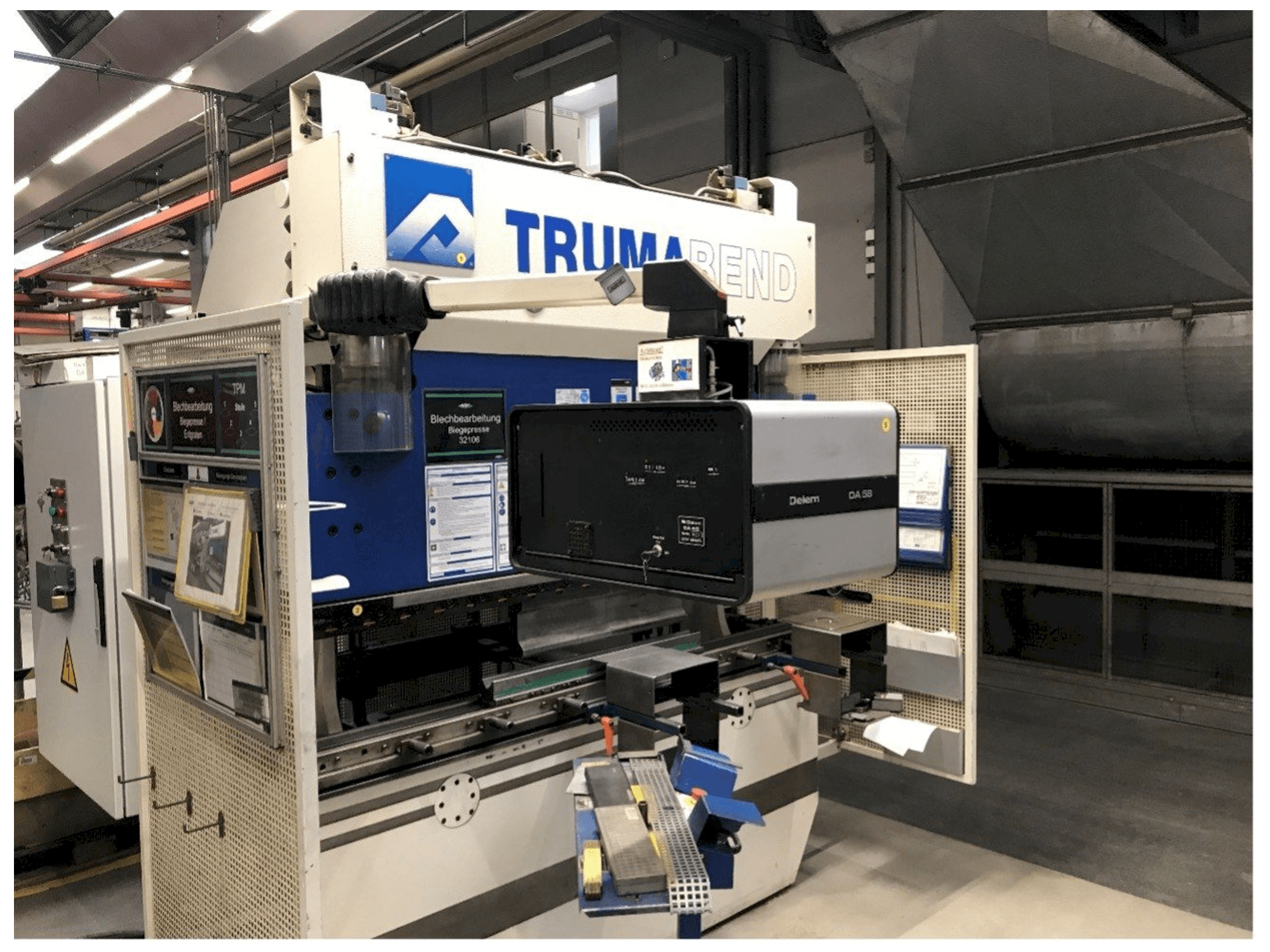 Trumpf Trumabend 80/2-maskinen framifrån