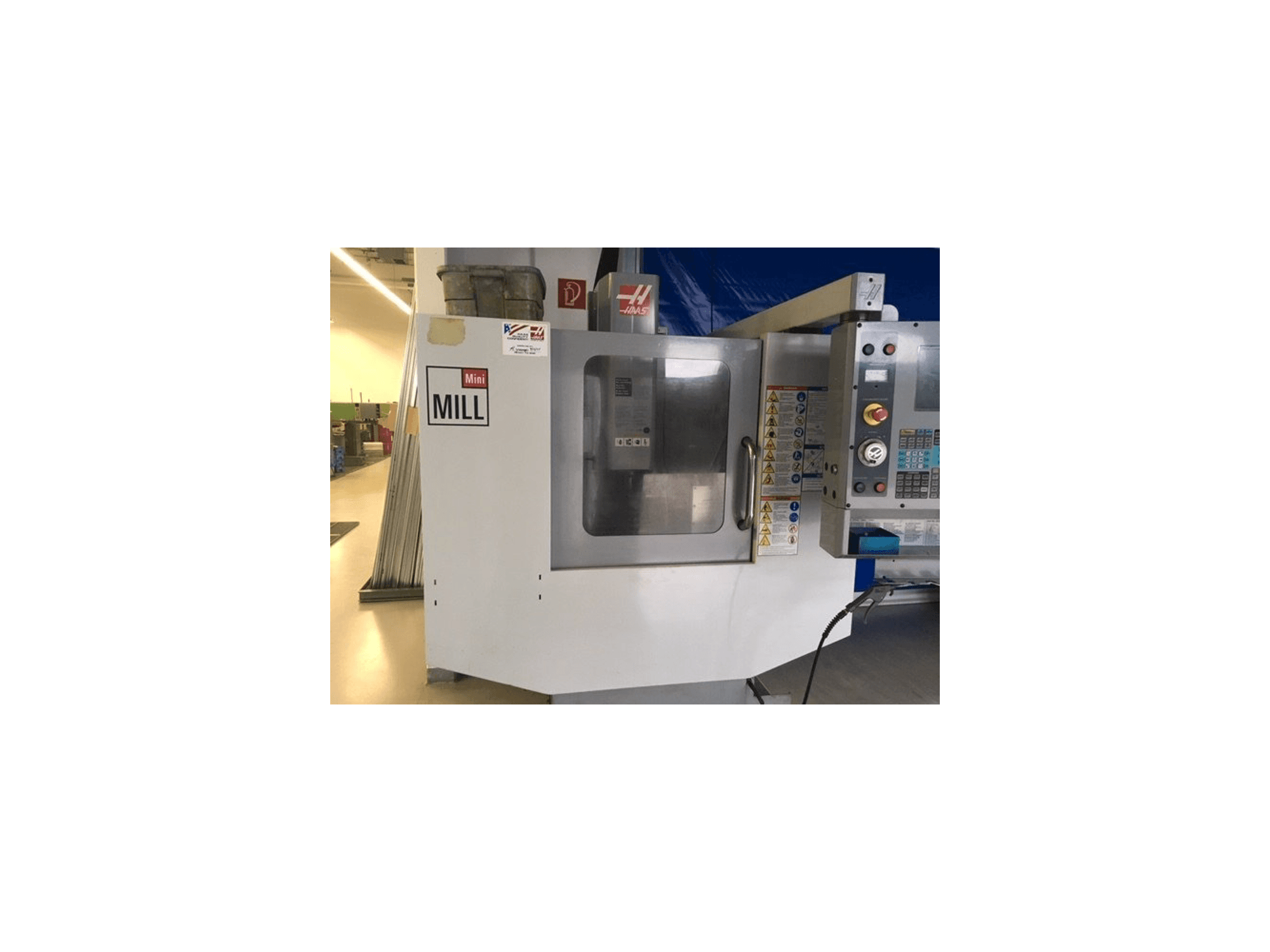 HAAS Mini Mill HE-maskinen framifrån